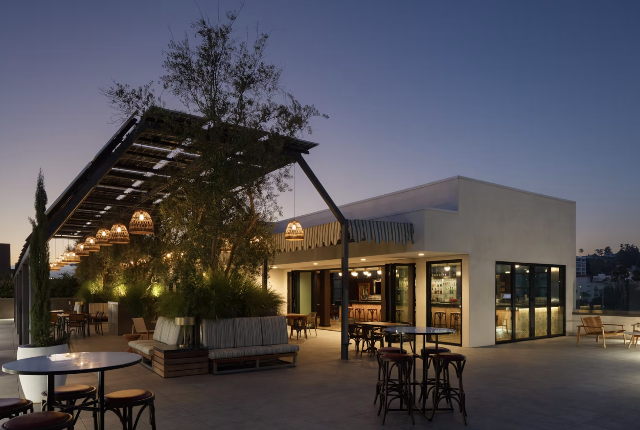 Whisky Hotel Hollywood rooftop. Image: Arturo & Lauren via CK Architecture.