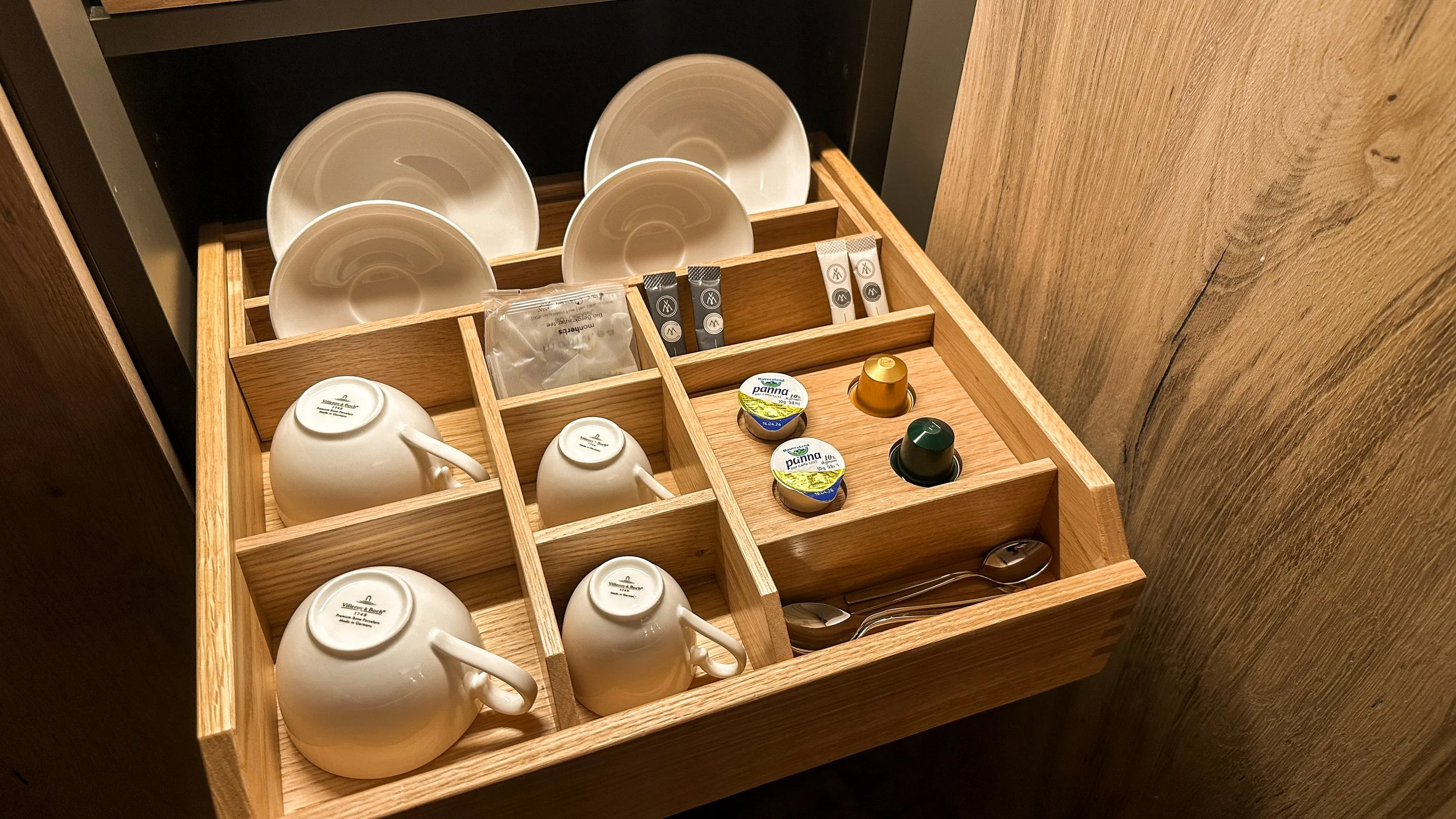 Service in the room at Chalet Mirabell Hotel. Image: Ben Schmidt