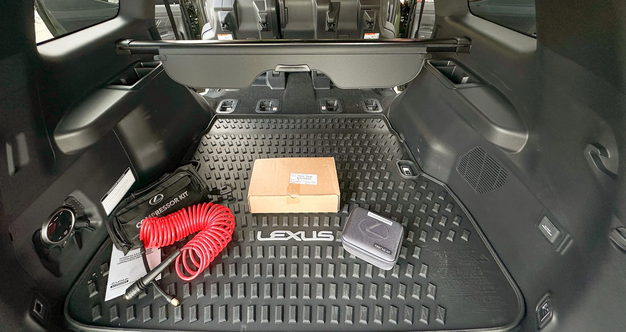 Trunk/Boot in the 2026 Lexus GX 550 Overtrail+. Image: Ben Yamin Schmidt.