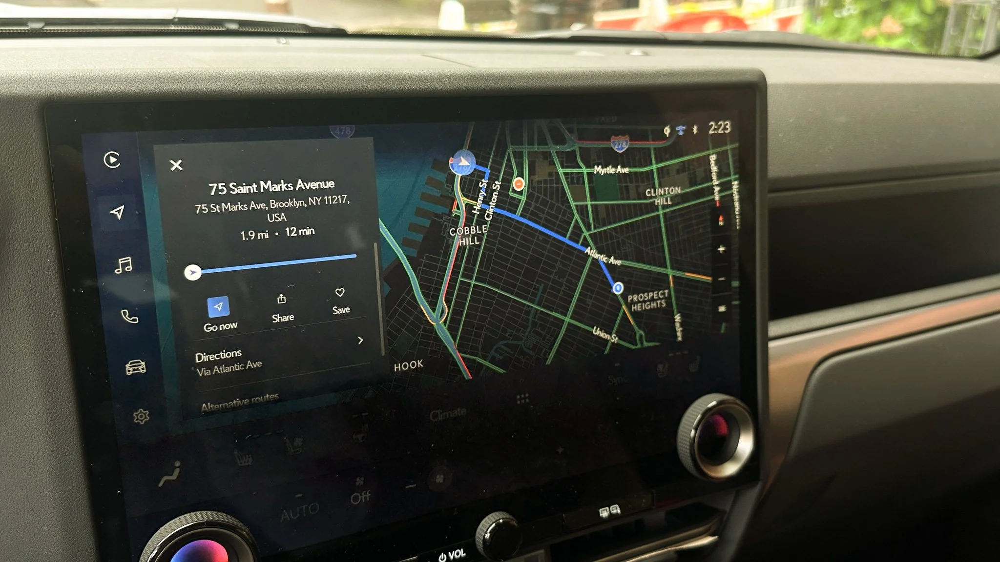 Lexus Interface in the 2026 Lexus GX 550 Overtrail+. Image: Ben Yamin Schmidt.