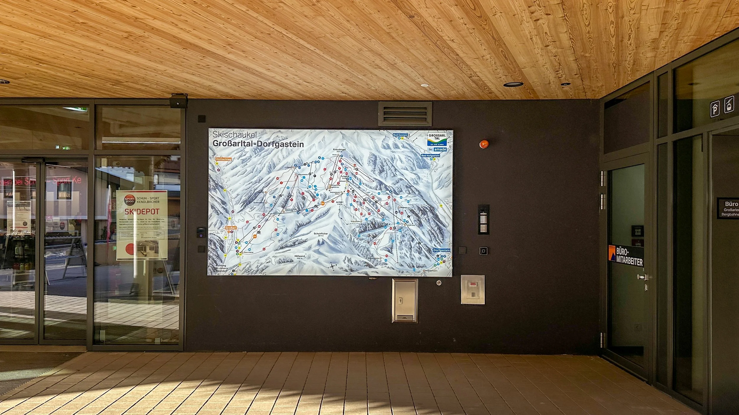 Großarltal-Dorfgastein ski area. Image: Ben Schmidt
