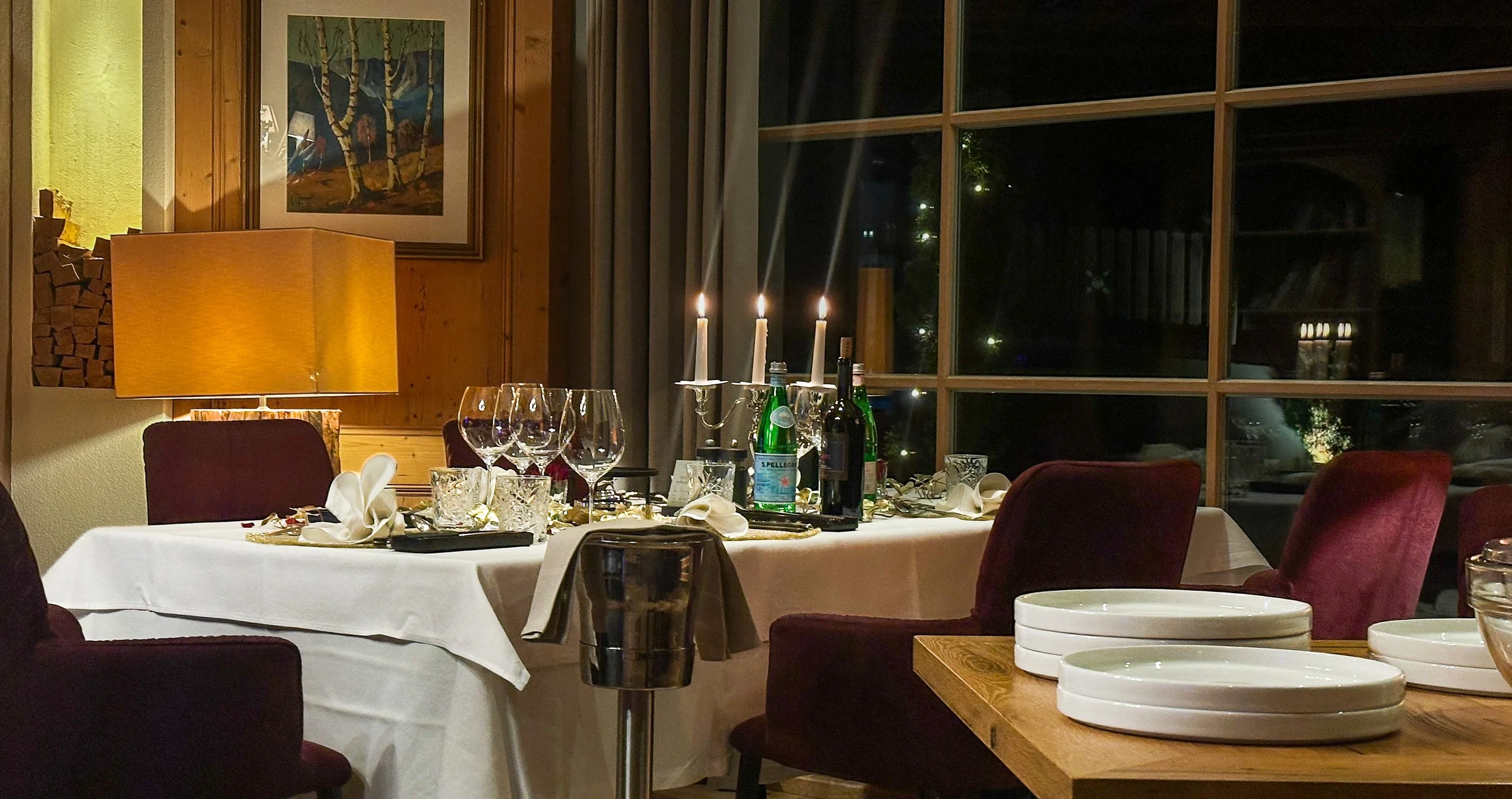 Chalet Mirabell Formal Dining. Image: Ben Schmidt.