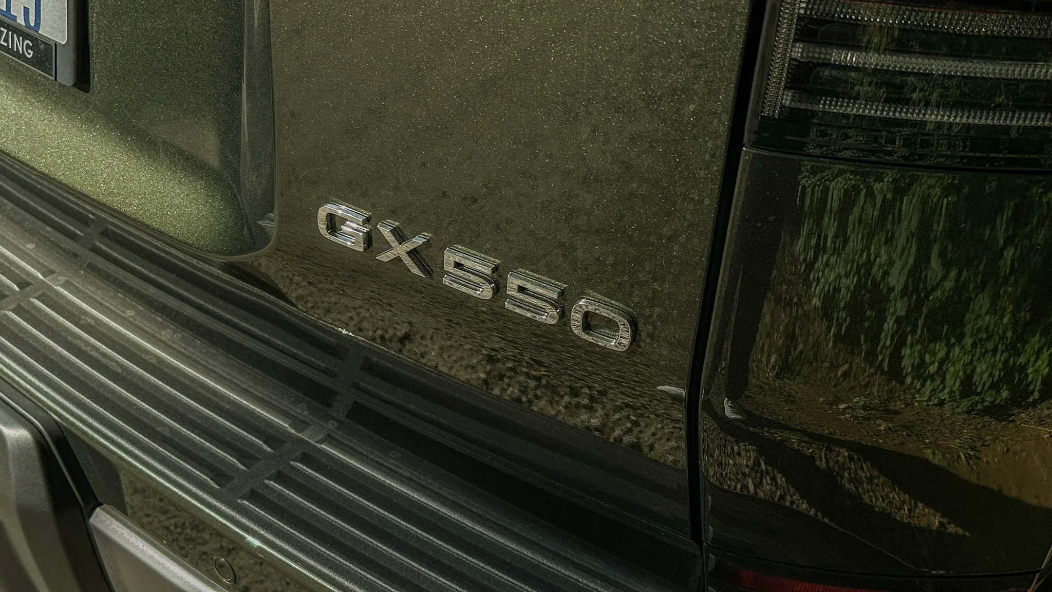 2026 Lexus GX 550 Overtrail+ badge. Image: Ben Yamin Schmidt.