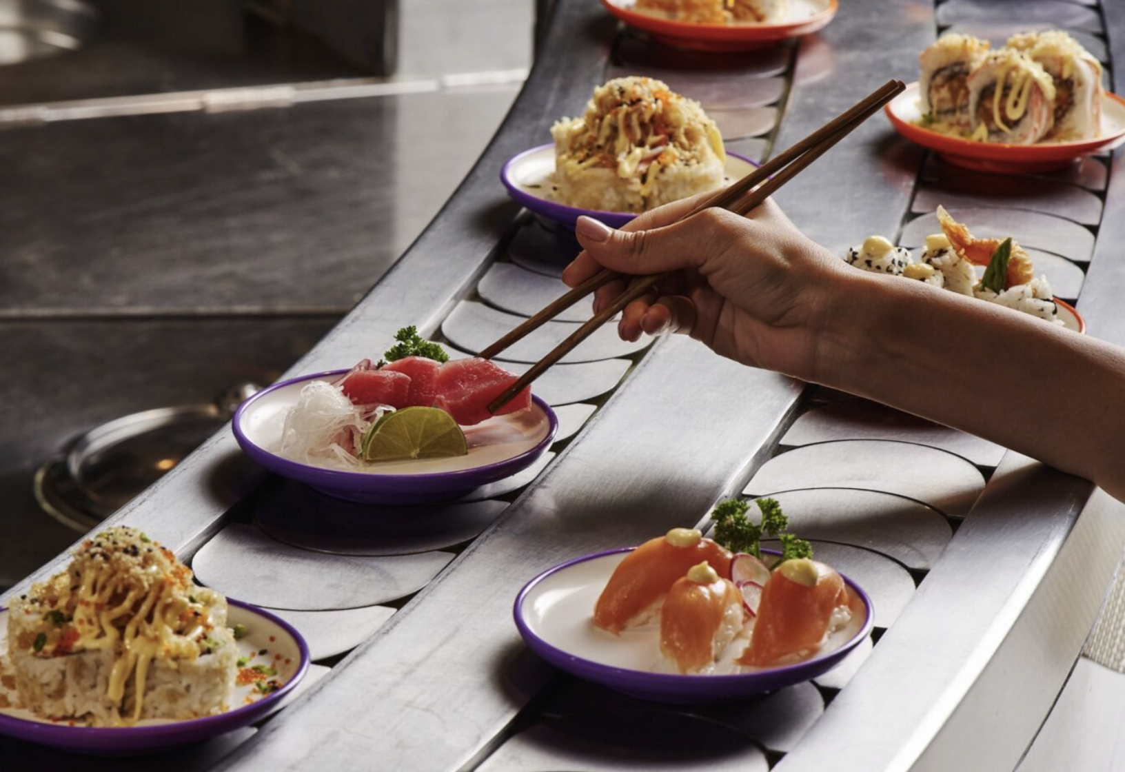 Café Sushi by Pronto at the Fairmont Dubai. Image: Fairmont Dubai.
