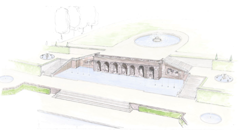 A phase of the Retour aux Sources project. Image: via Vaux-le-Vicomte.