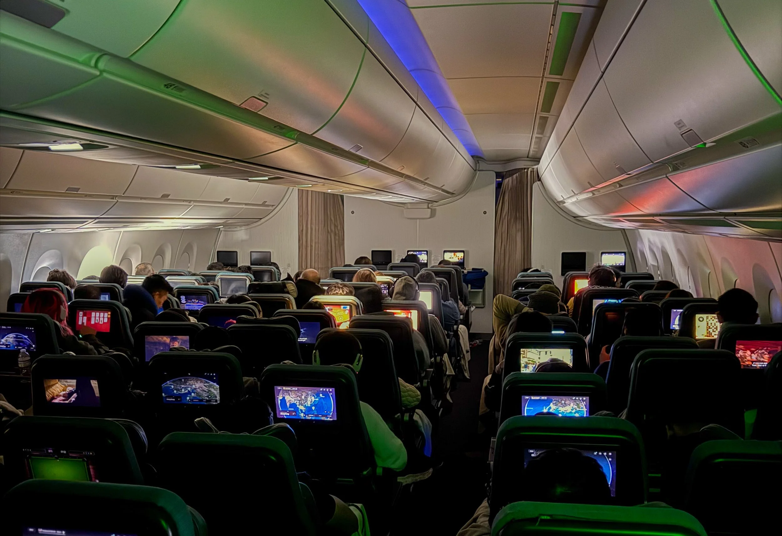 Cathay Pacific A350-1000 Economy Class. Image: James Hayes.