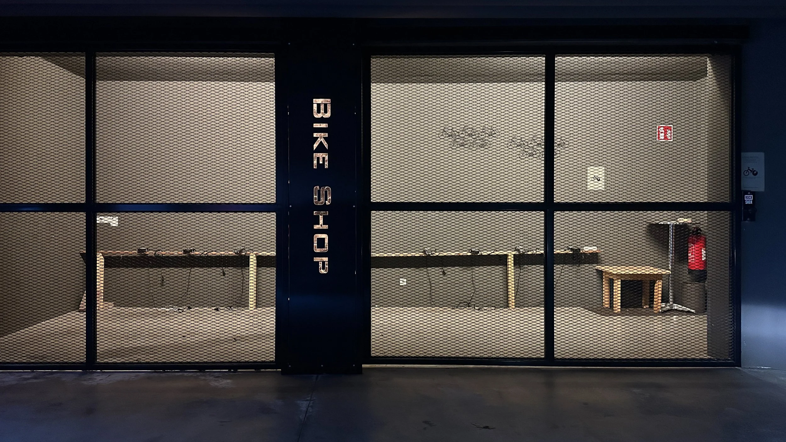 Chalet Mirabell Hotel Bike Shop. Image: Ben Schmidt.
