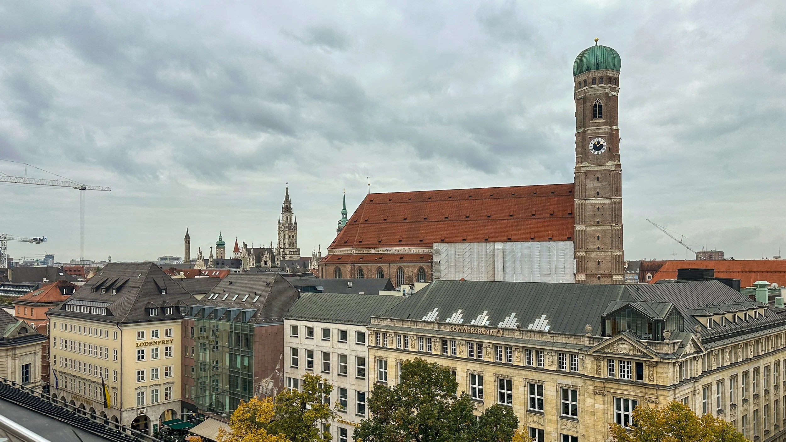 Hotel Bayerischer Hof Rooftop View. Image: Ben Schmidt.