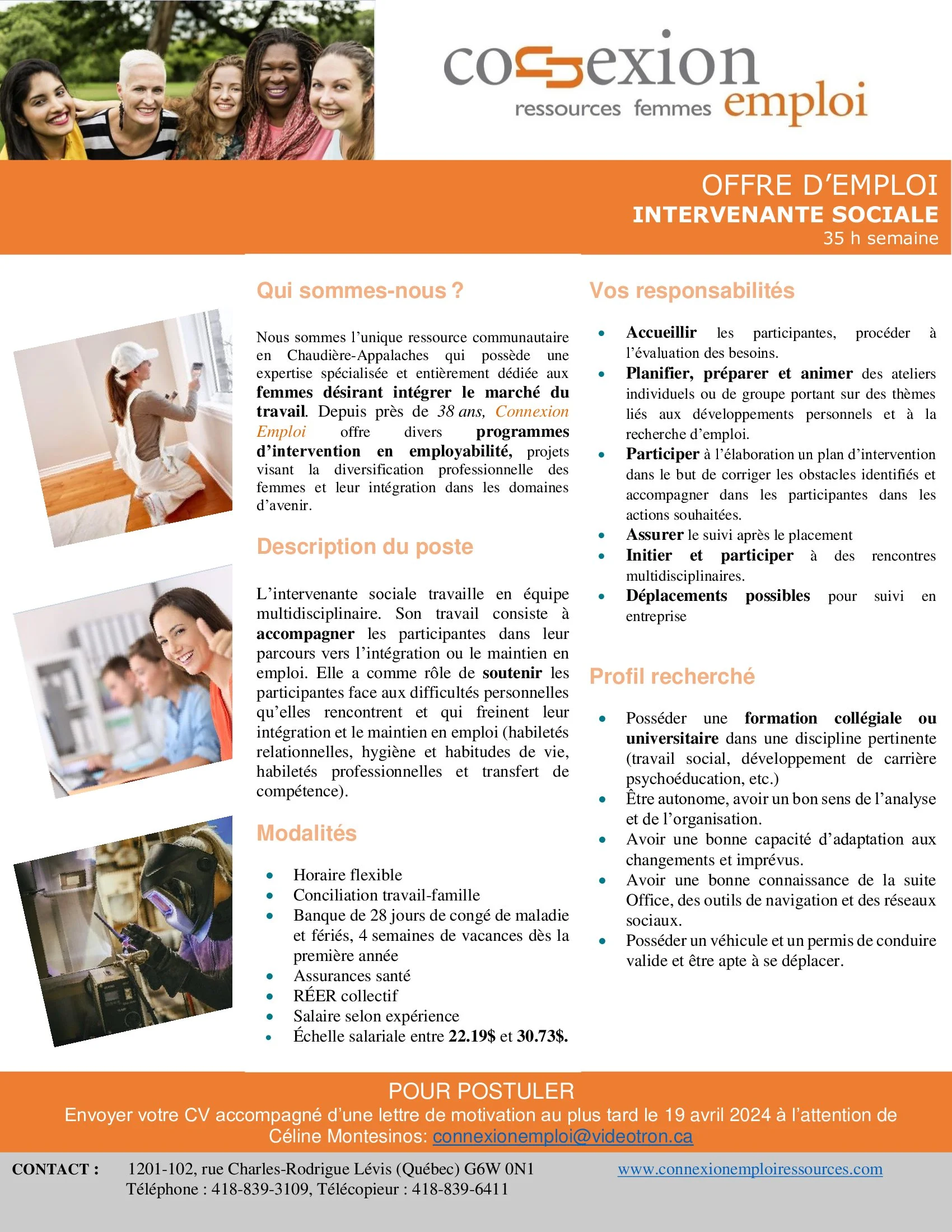 Connexion Emploi Ressources Femmes