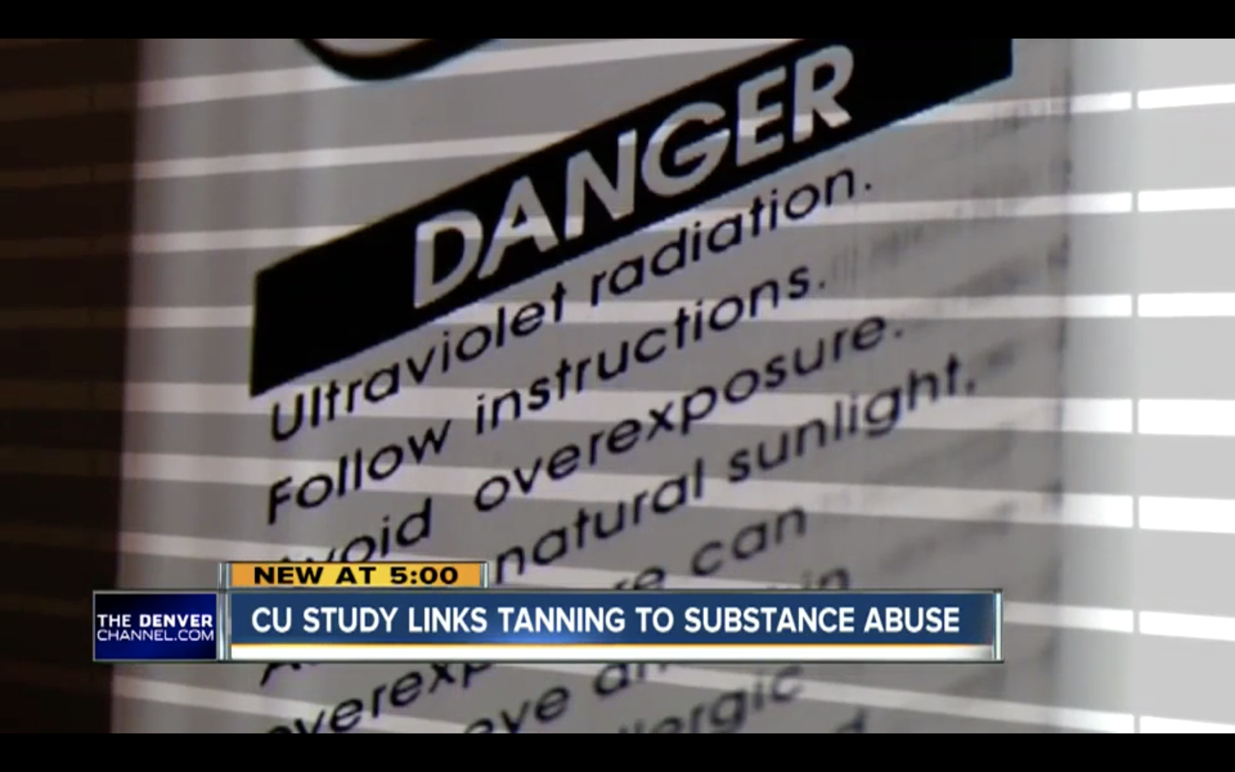 CU Anschultz Study Finds Direct Link Between Indoor Tanning and Substance Abuse