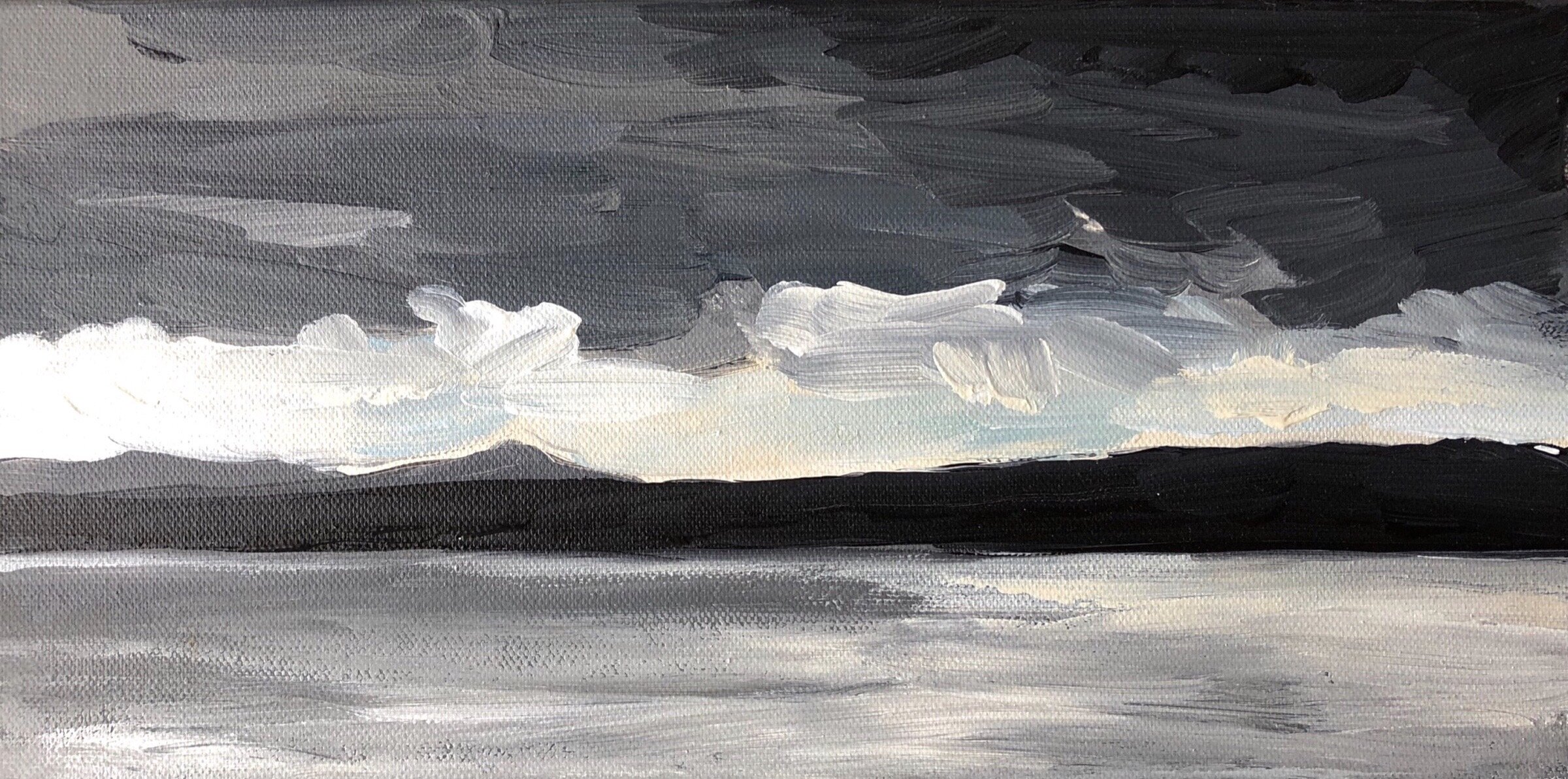  little lake study, grey day