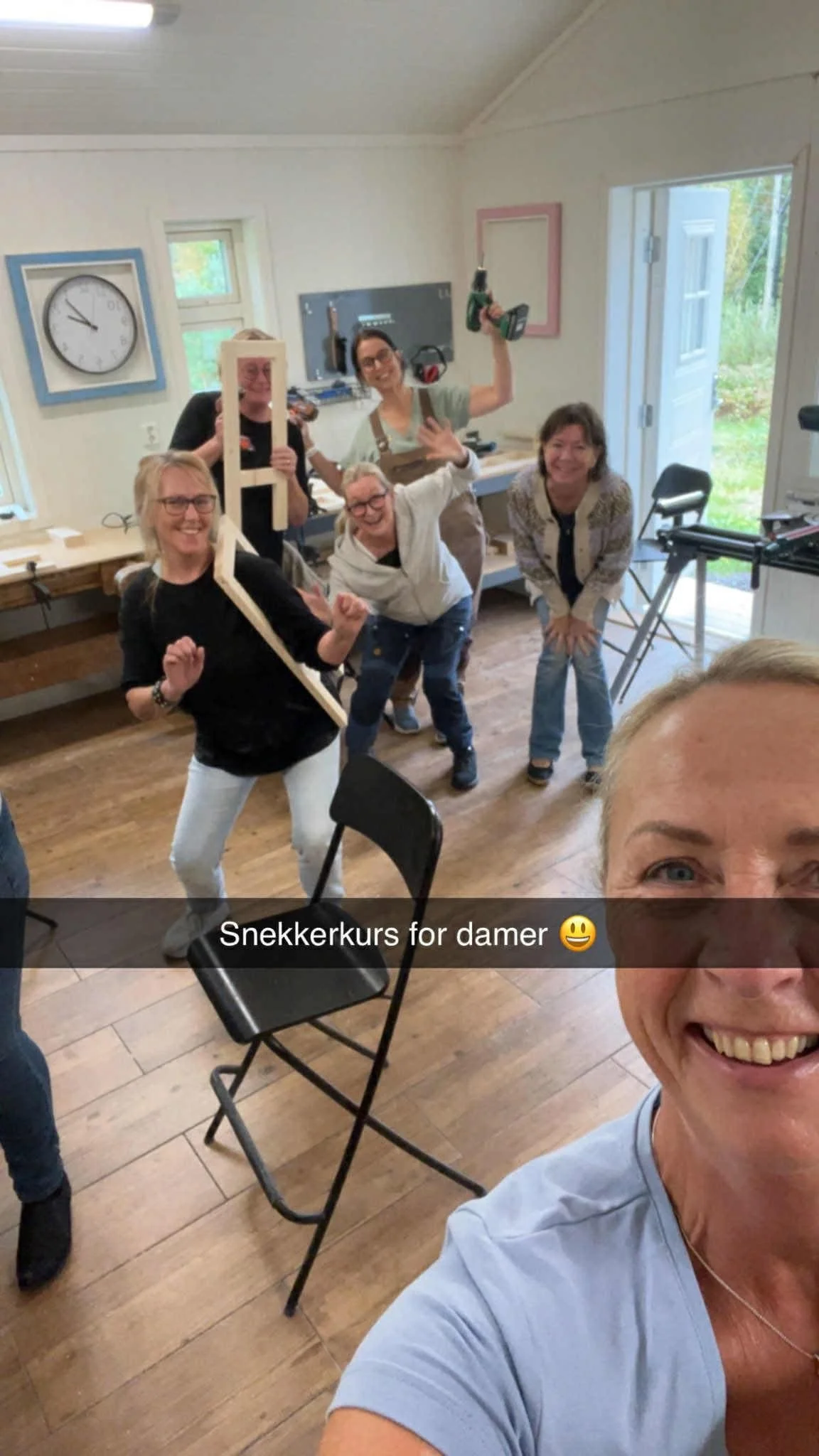 Snekkerkurs for damer i Kongsvinger
