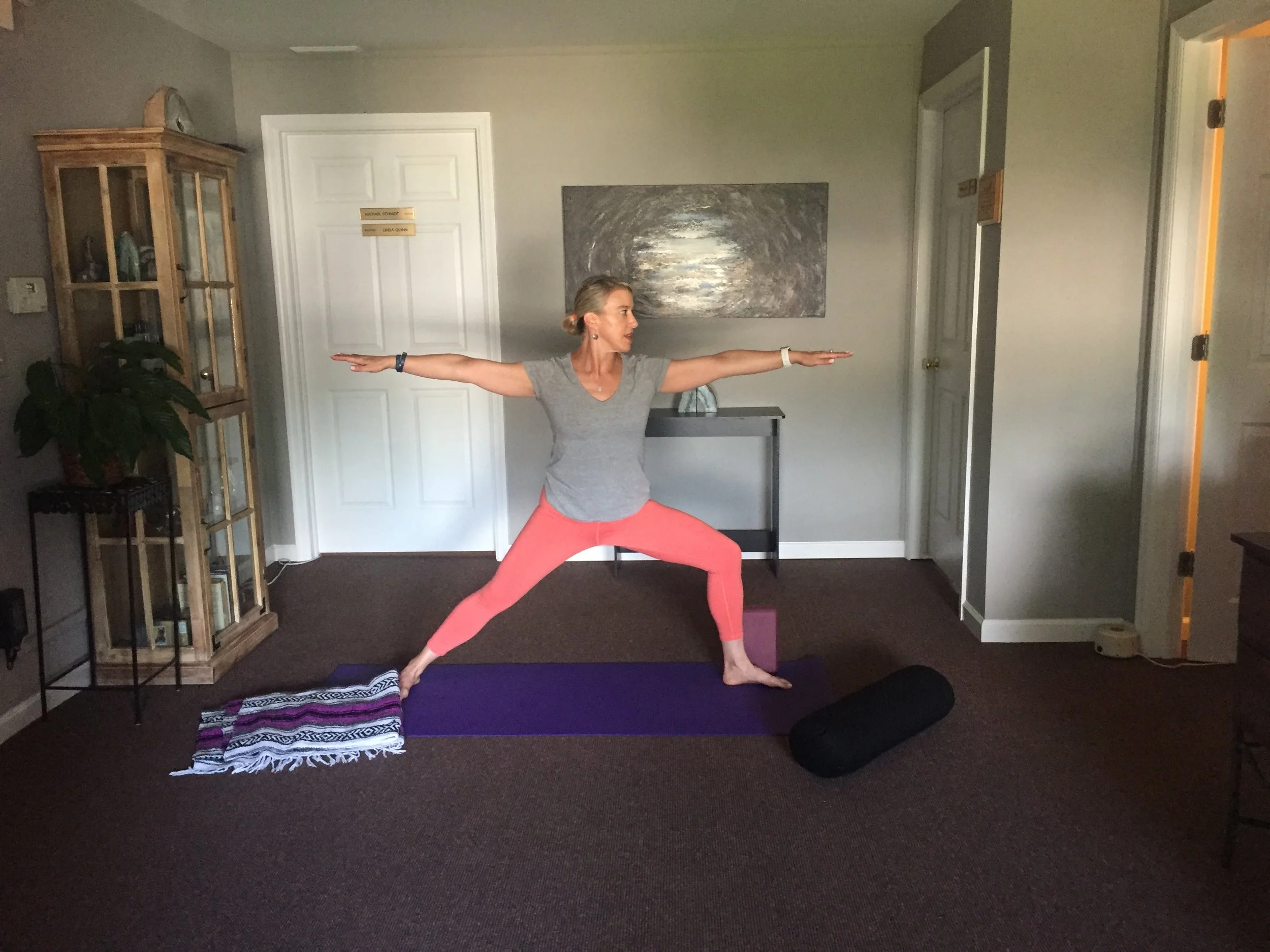 Warrior II/Feeling grounded/Self Confident