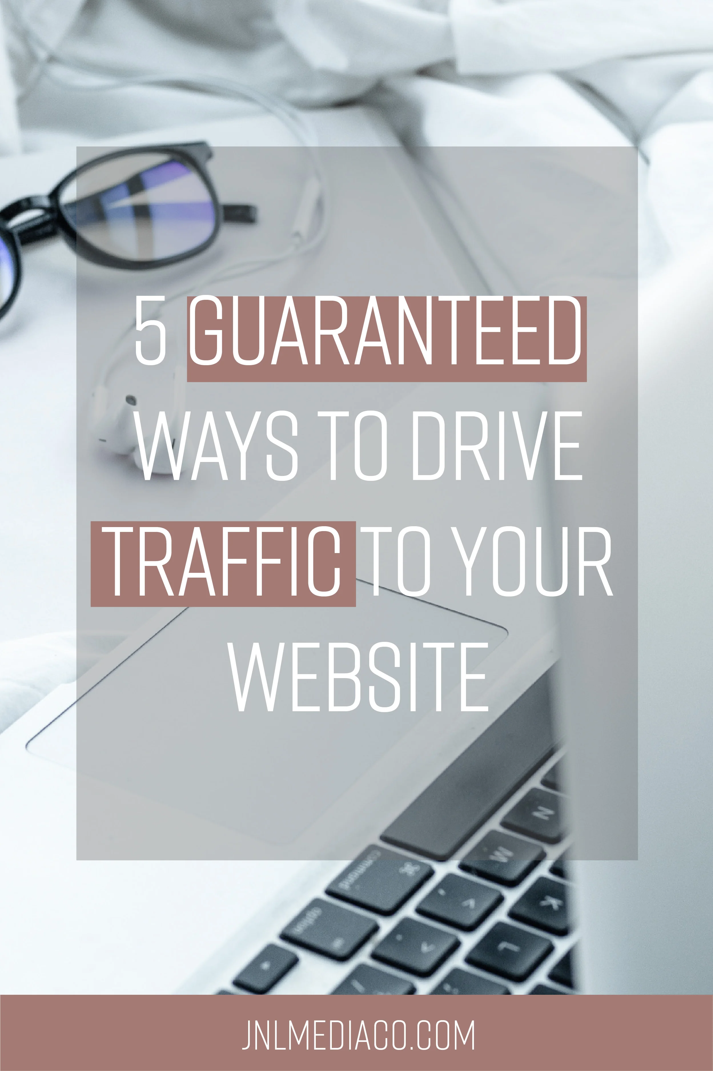 What happens when you invest money in creating a beautiful website and brand and then no one even looks at it? Not the ideal scenario so let's talk about the 5 Guaranteed Ways To Drive Traffic To Your Website.