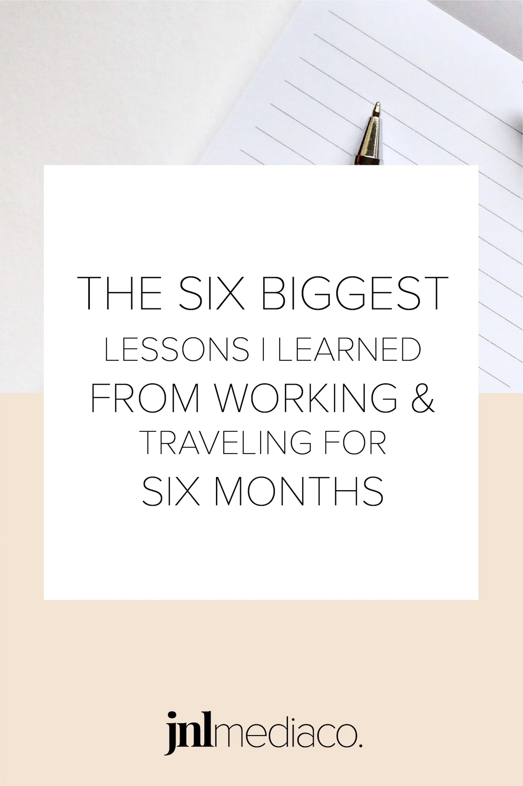 A lot has changed since that day so I’ve created this little round-up of the six lessons six months of travel/work has taught me (bonus: you might just save yourself the trip and learn from these lessons as well).