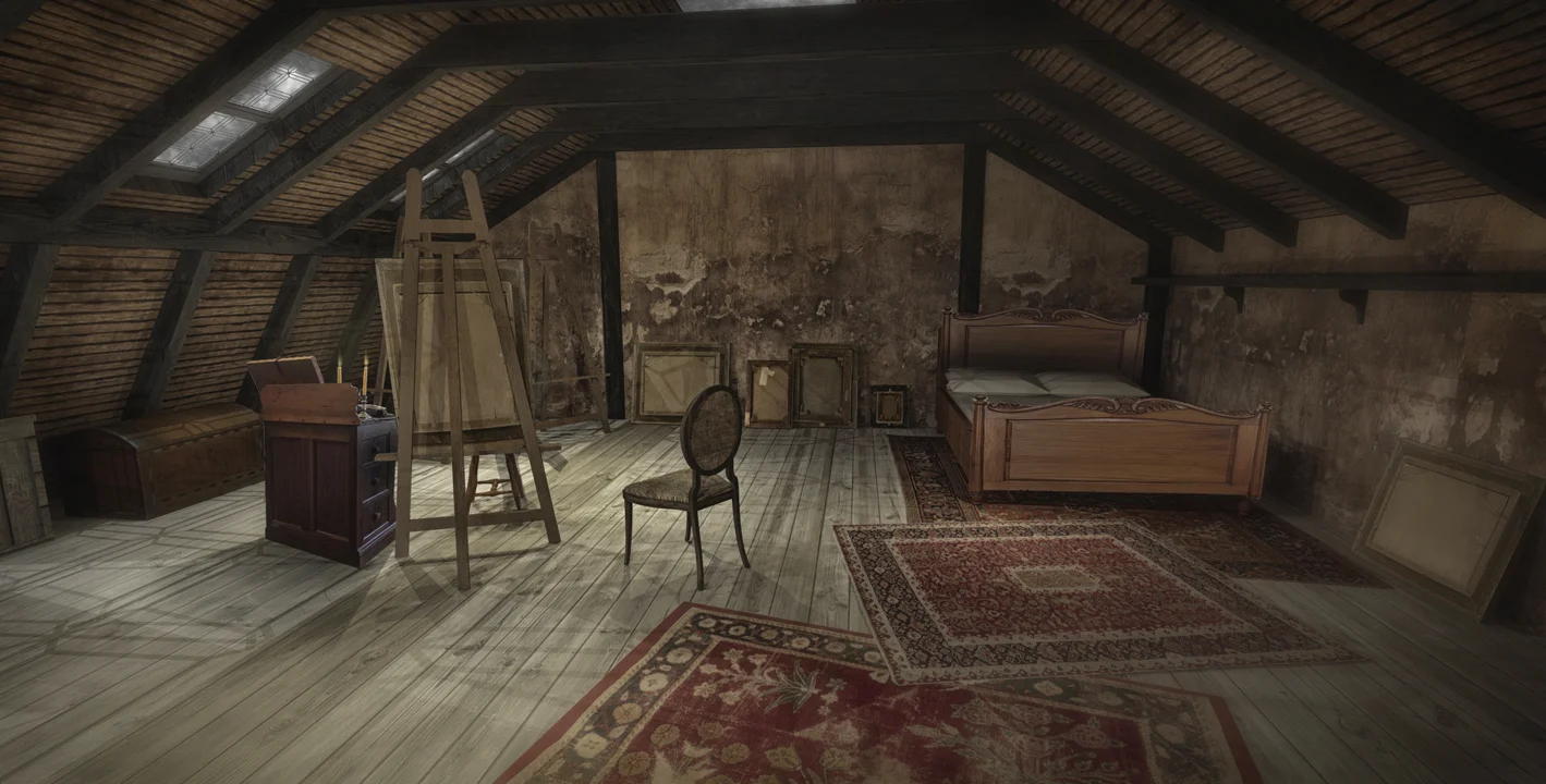 COLBY'S STUDIO (REVERSE) - 3D RENDERING