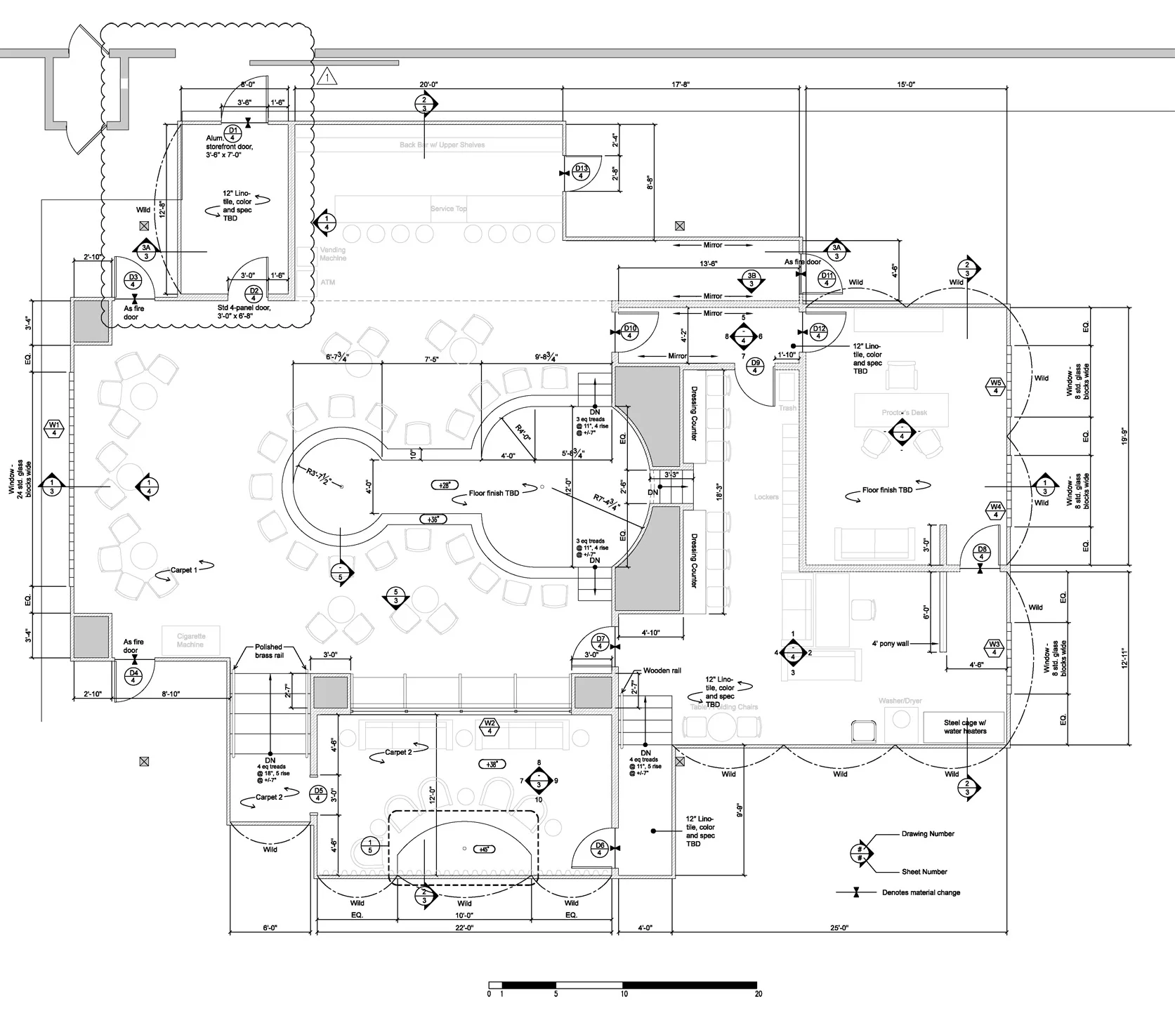 SAVOY GENTLEMEN'S CLUB - WORKING DRAWINGS