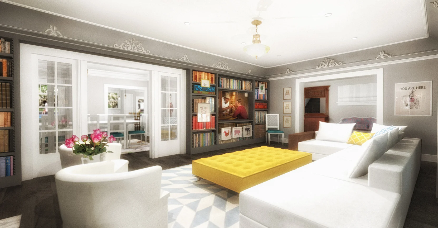 FORMAL LIVING ROOM - RENDERING