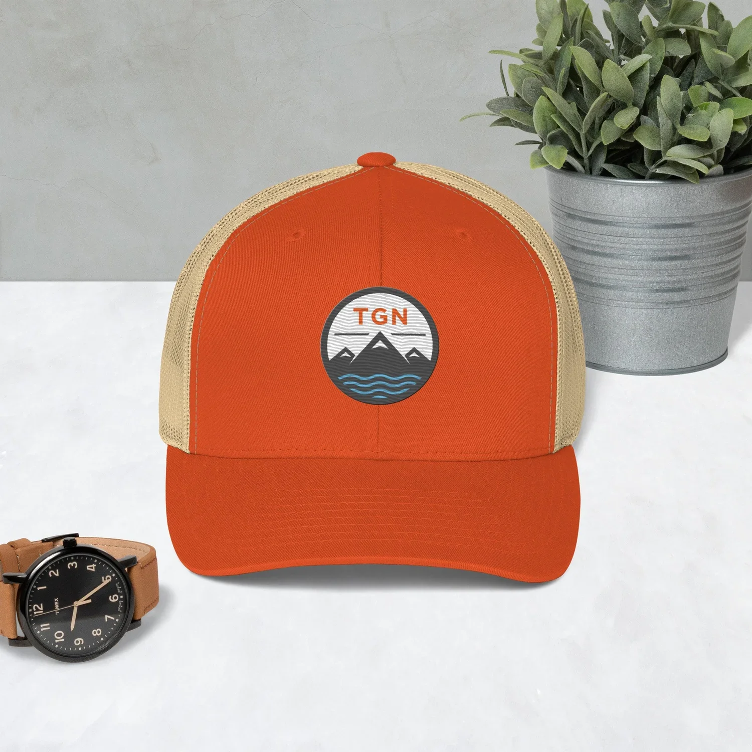 retro-trucker-hat-rustic-orange-khaki-front-68d153e96057f.webp