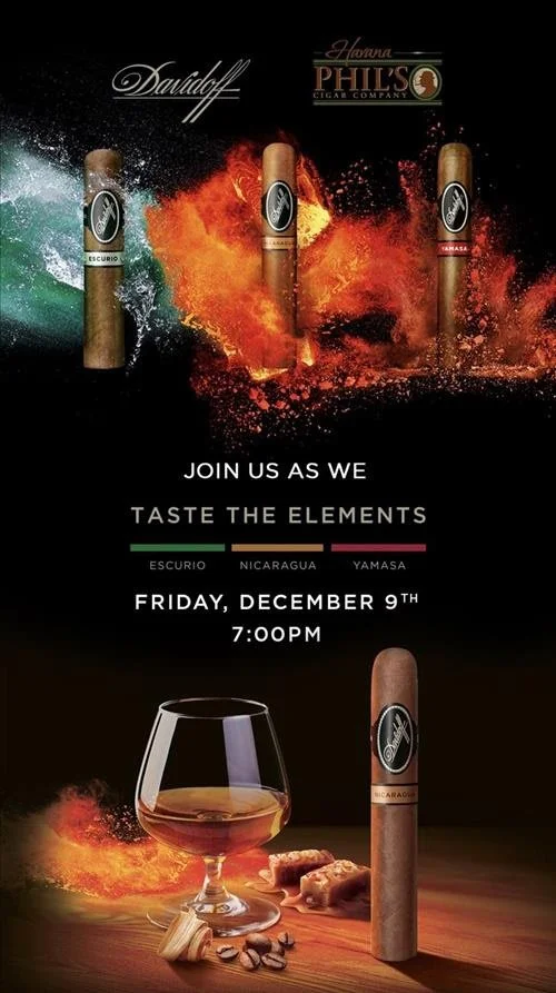 Davidoff Holiday Event- Friday, December 9th- 7PM