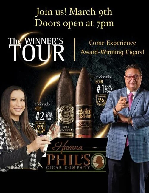 Thursday, March 9th- Montecristo Event with Master Blender Rafael Nodal