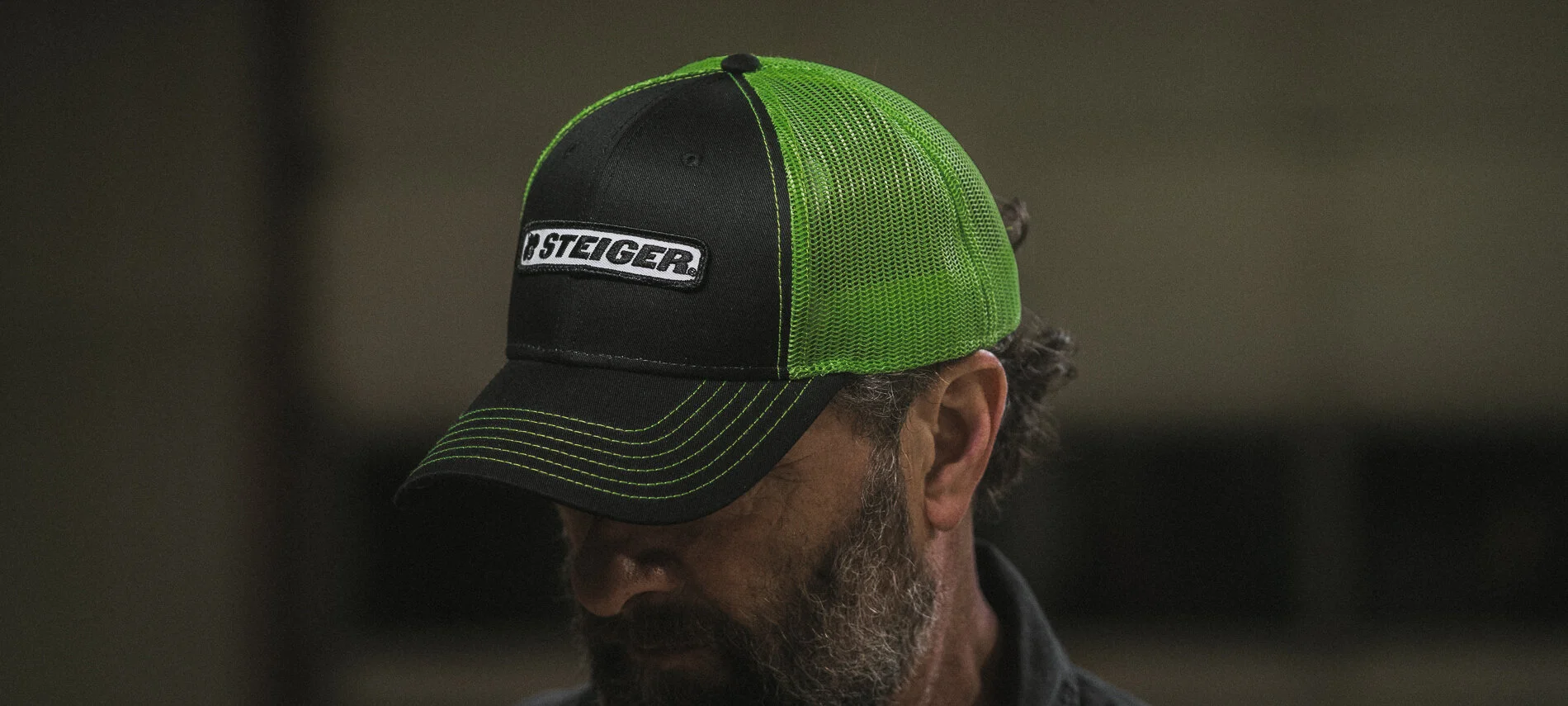 Steiger® Tractors hats - product photography by Jacob Hawkins Photography