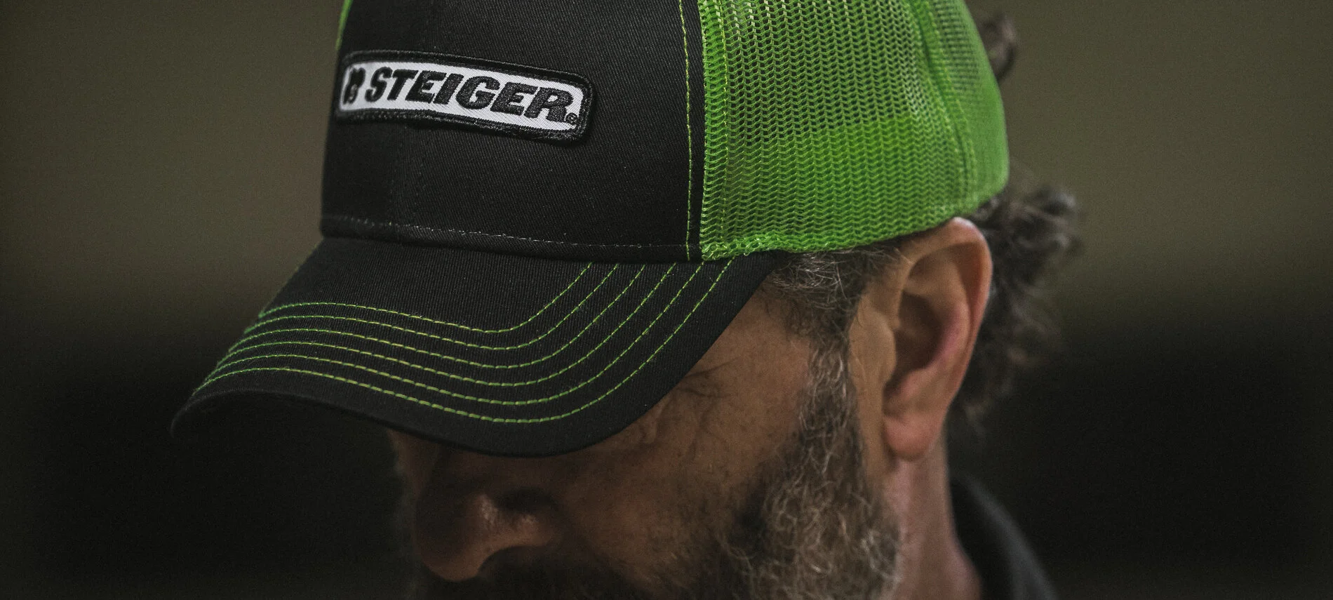 Steiger® Tractors hats - product photography by Jacob Hawkins Photography
