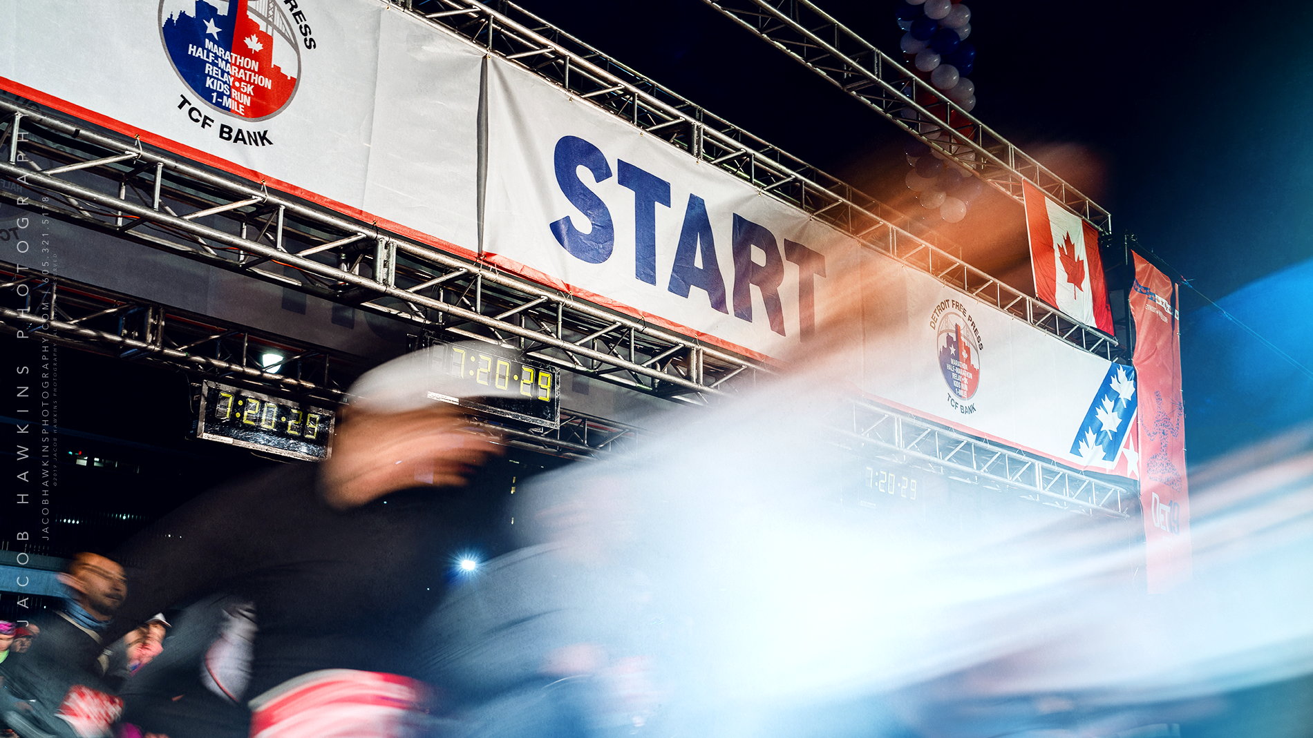 Detroit Free Press Marathon - event photography by Jacob Hawkins Photography