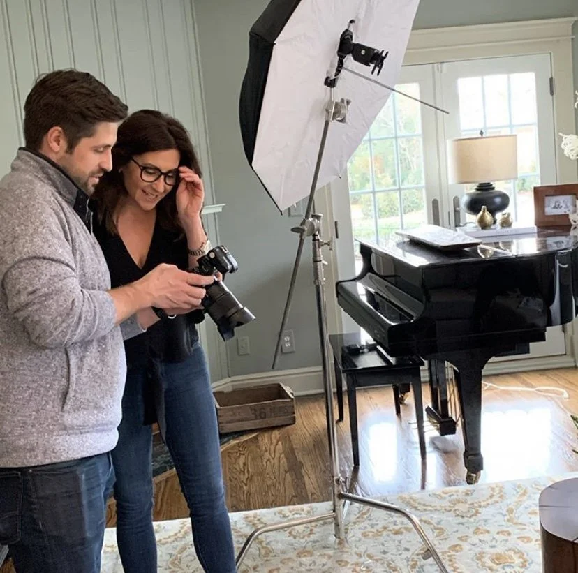 Lisa Widner Home Styling + Interior Design - behind the scenes with Jacob Hawkins Photography