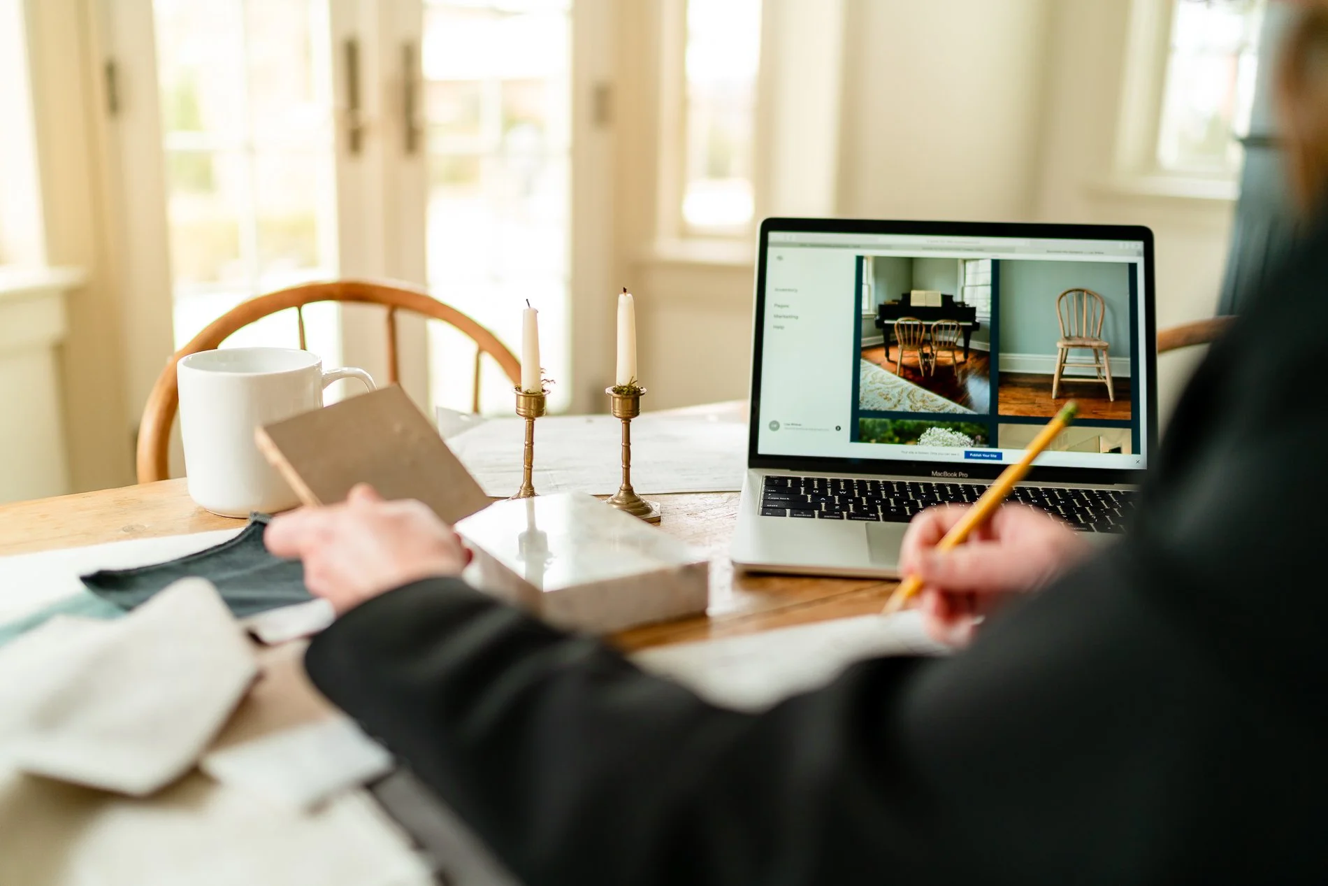 Lisa Widner Home Styling + Interior Design - website photography by Jacob Hawkins Photography