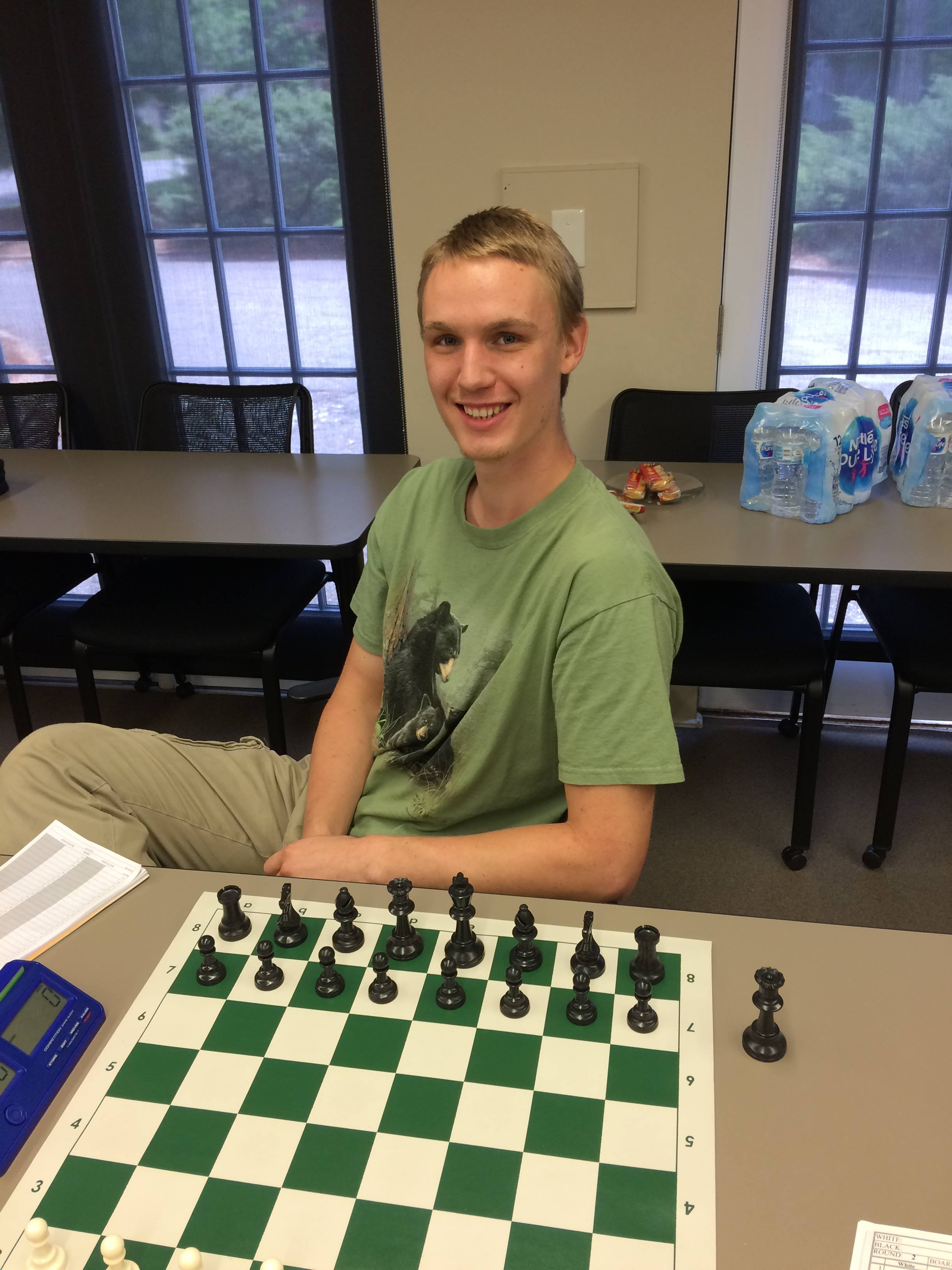 Don't let Graveling's Smile Fool you: he Will not Show Mercy Over the Board! Photo Credit: Scott Varagona