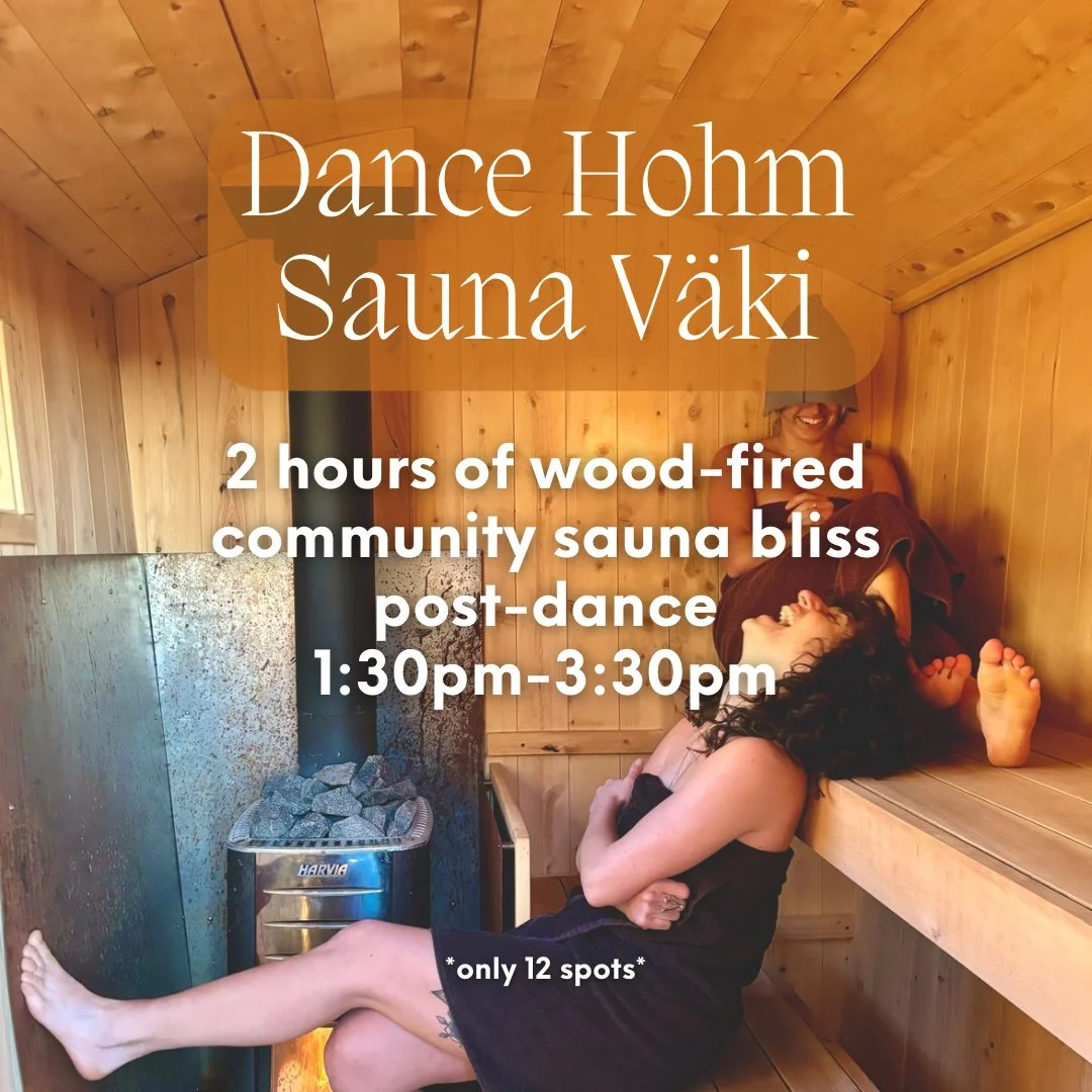 WOOD-FIRED SAUNA FEB 8TH