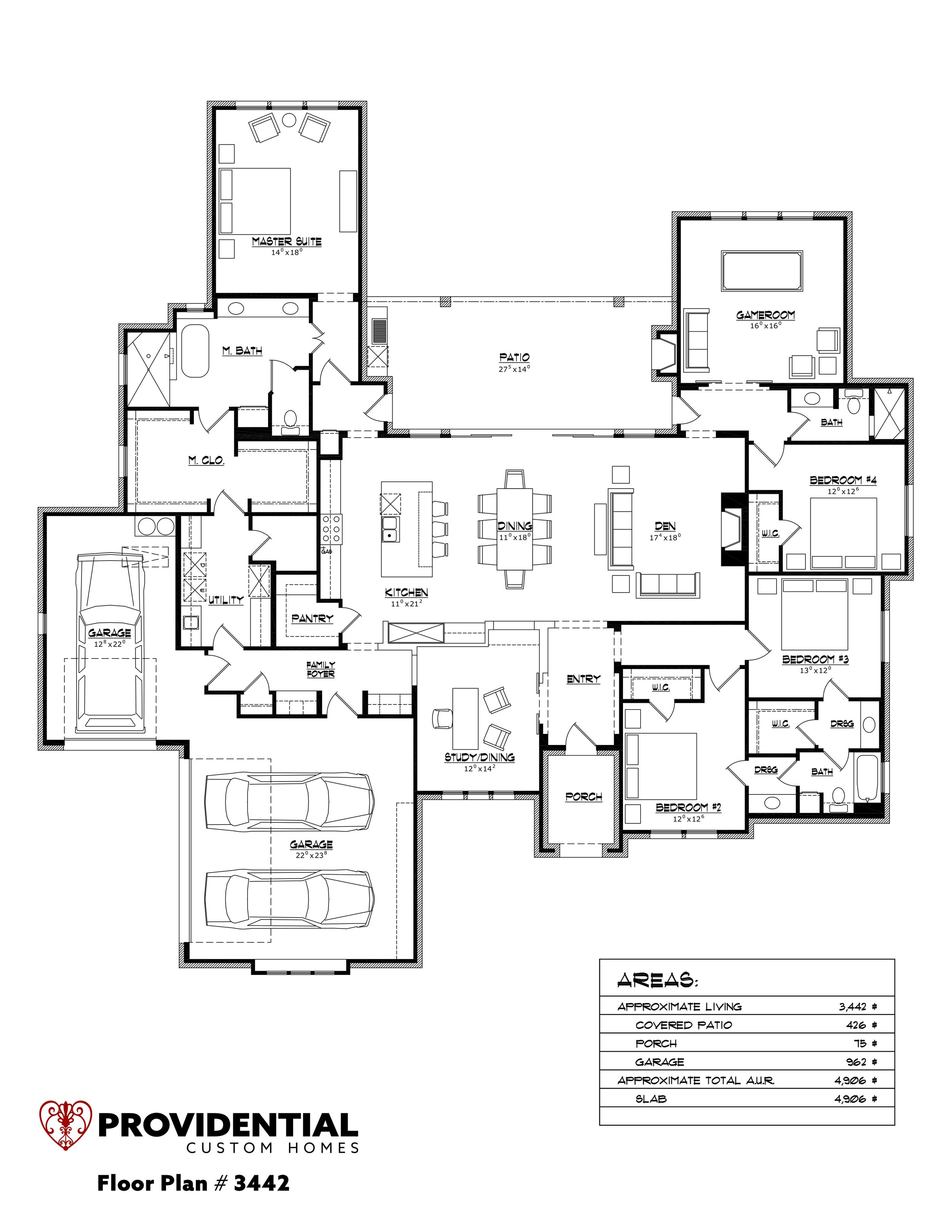 Custom Home Floor Plan