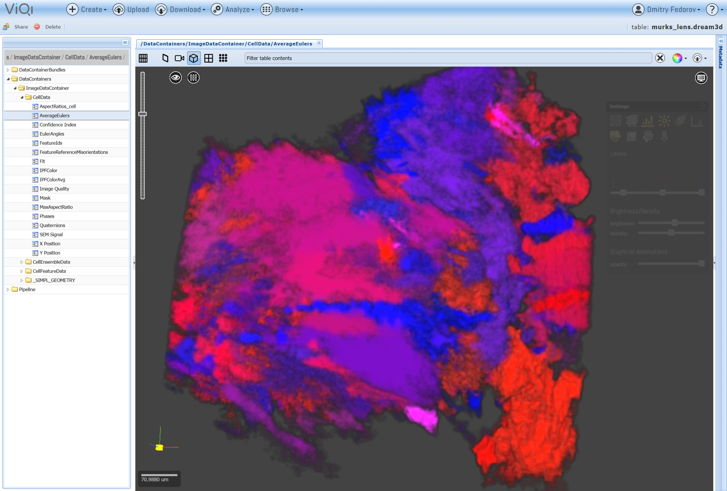 Support scientific HDF-5 data