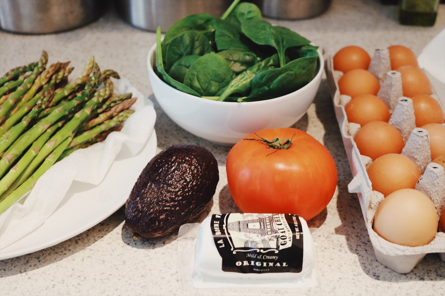 Beautiful ingredients make for a tasty meal!