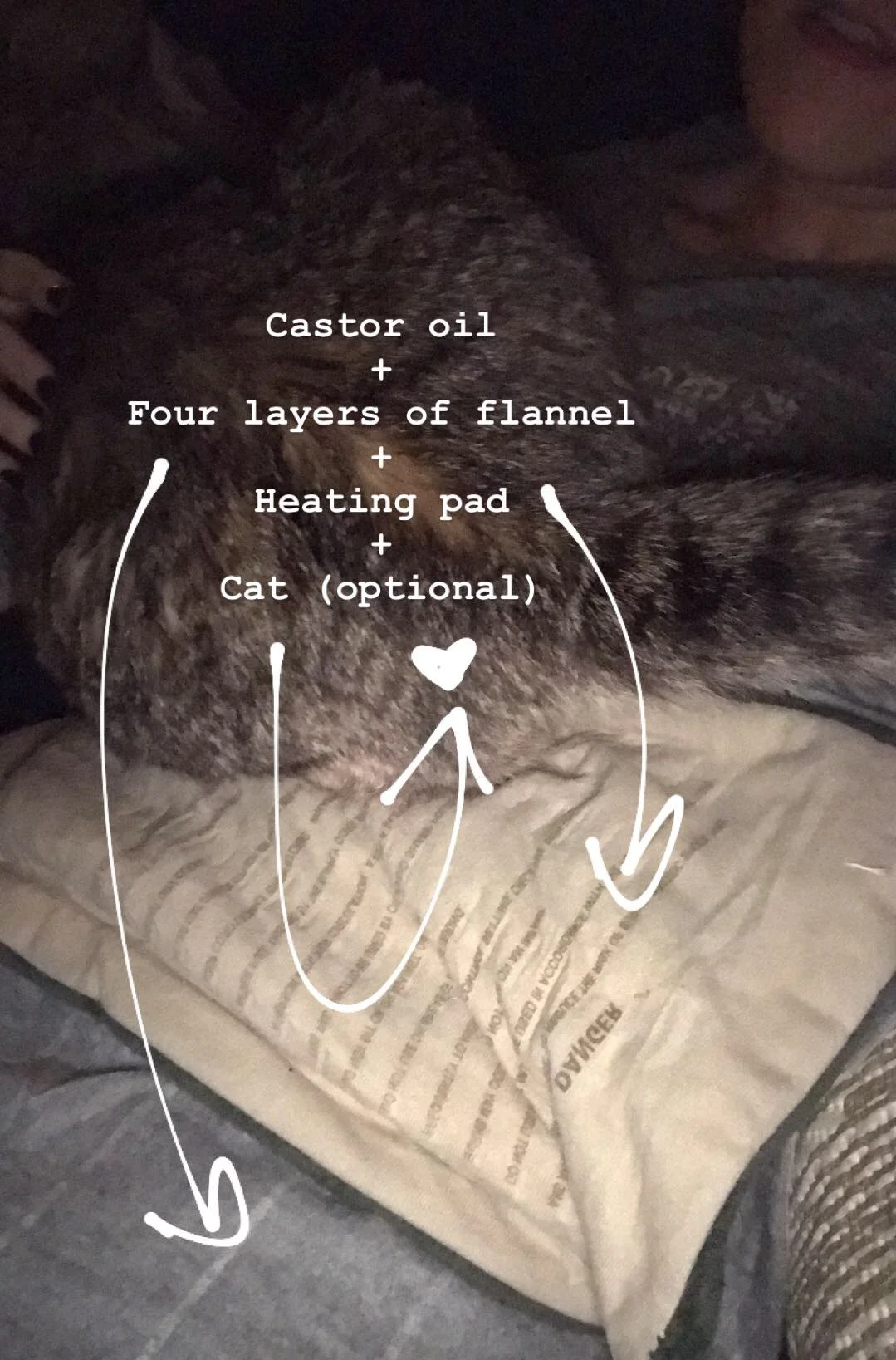 Castor oil packs are both complex and cozy.