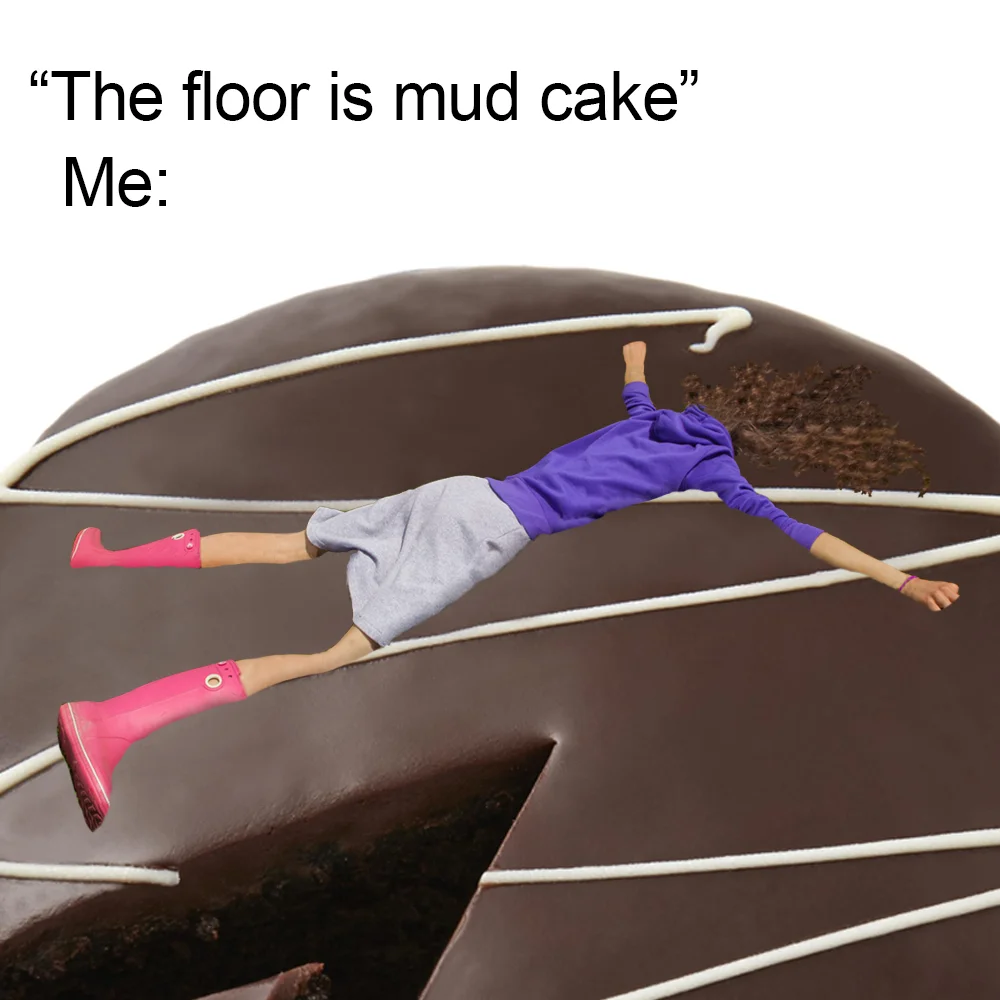 Mudcake meme for Woolies