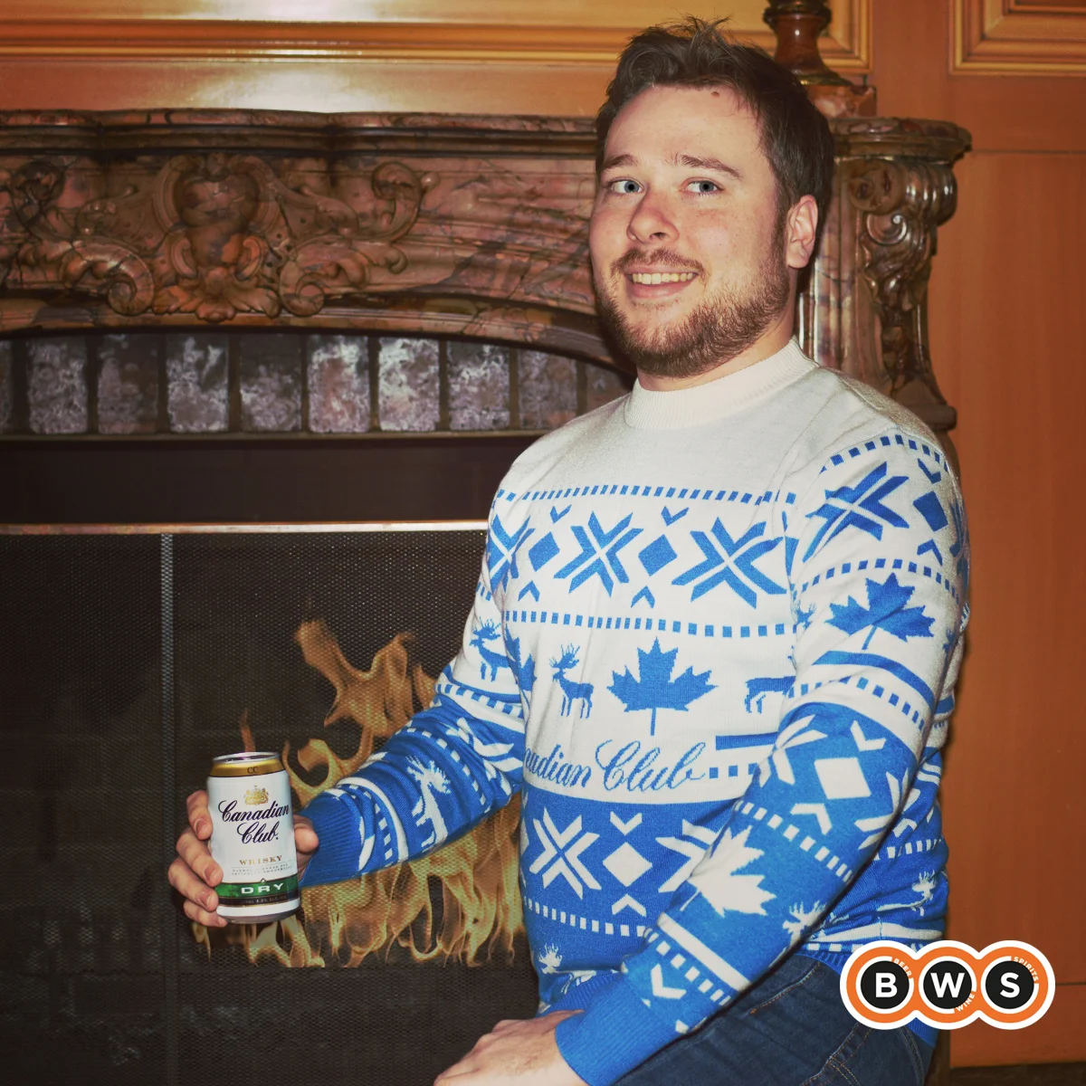 canadian club christmas sweater