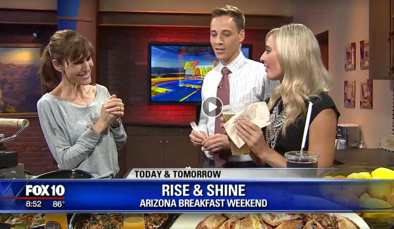 Fox 10 Rise &amp; Shine Jul 29 2017Zookz - Arizona Breakfast Weekend