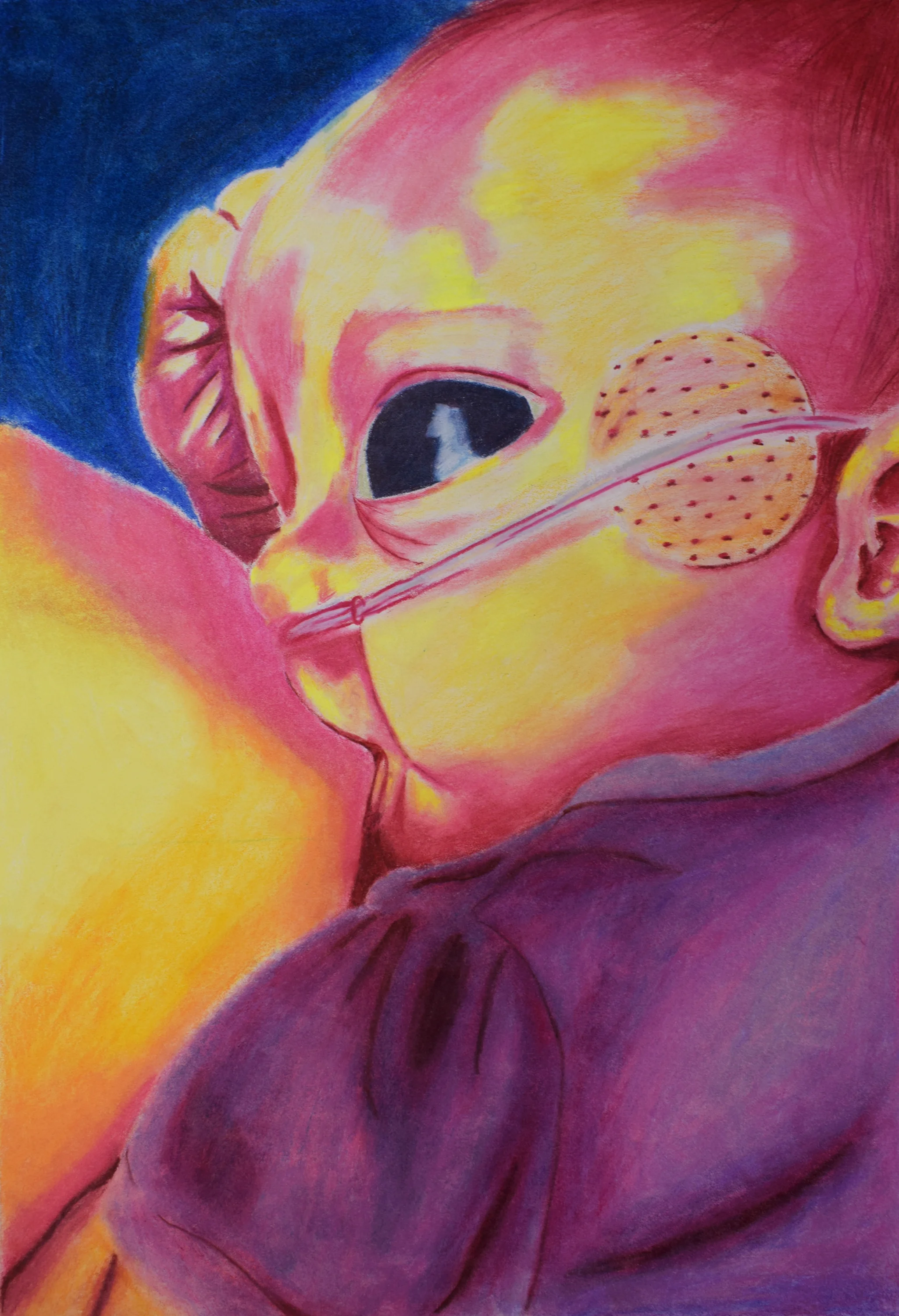   Day 57,&nbsp; Prismacolor pencil 