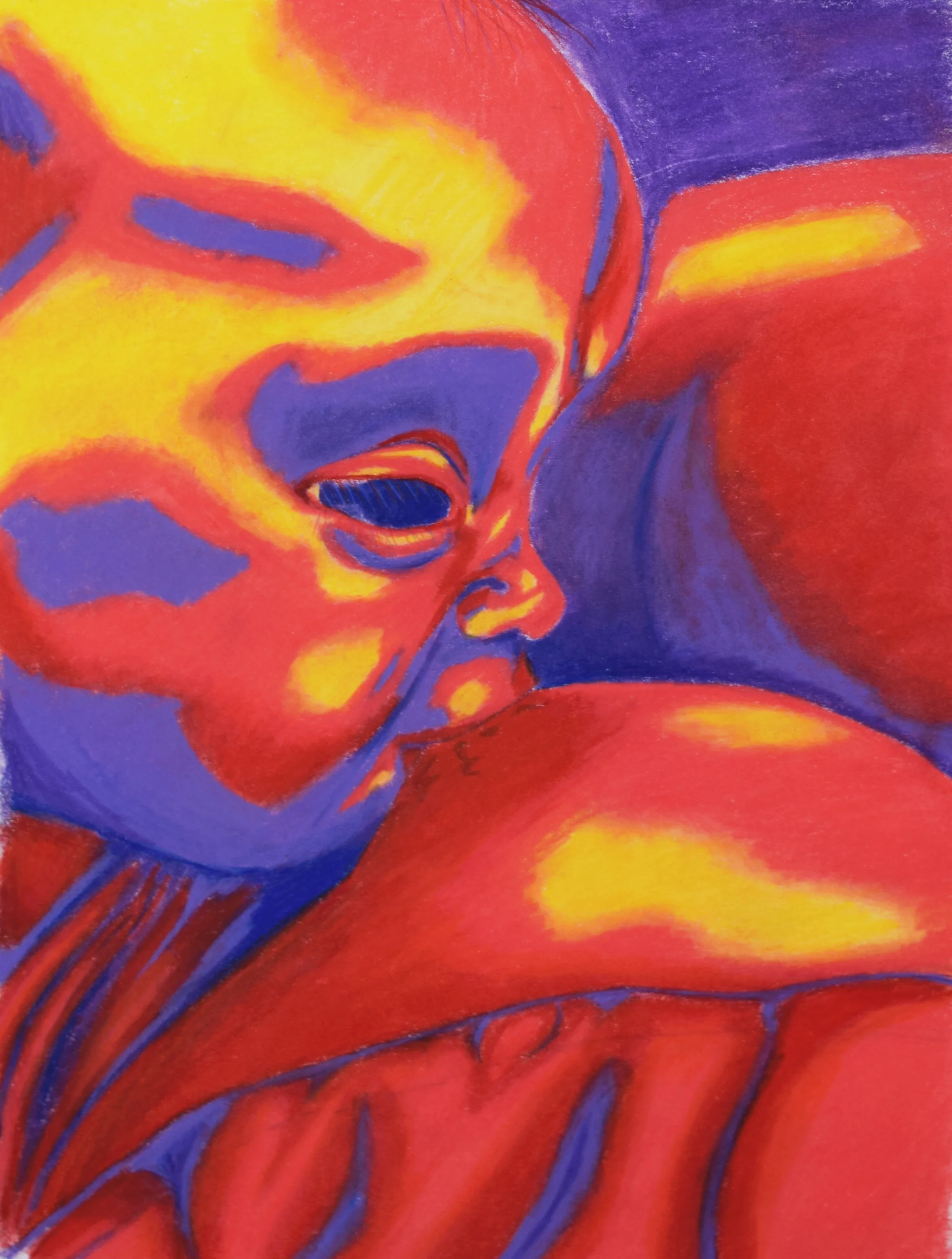   Day 19,&nbsp; Prismacolor pencil 