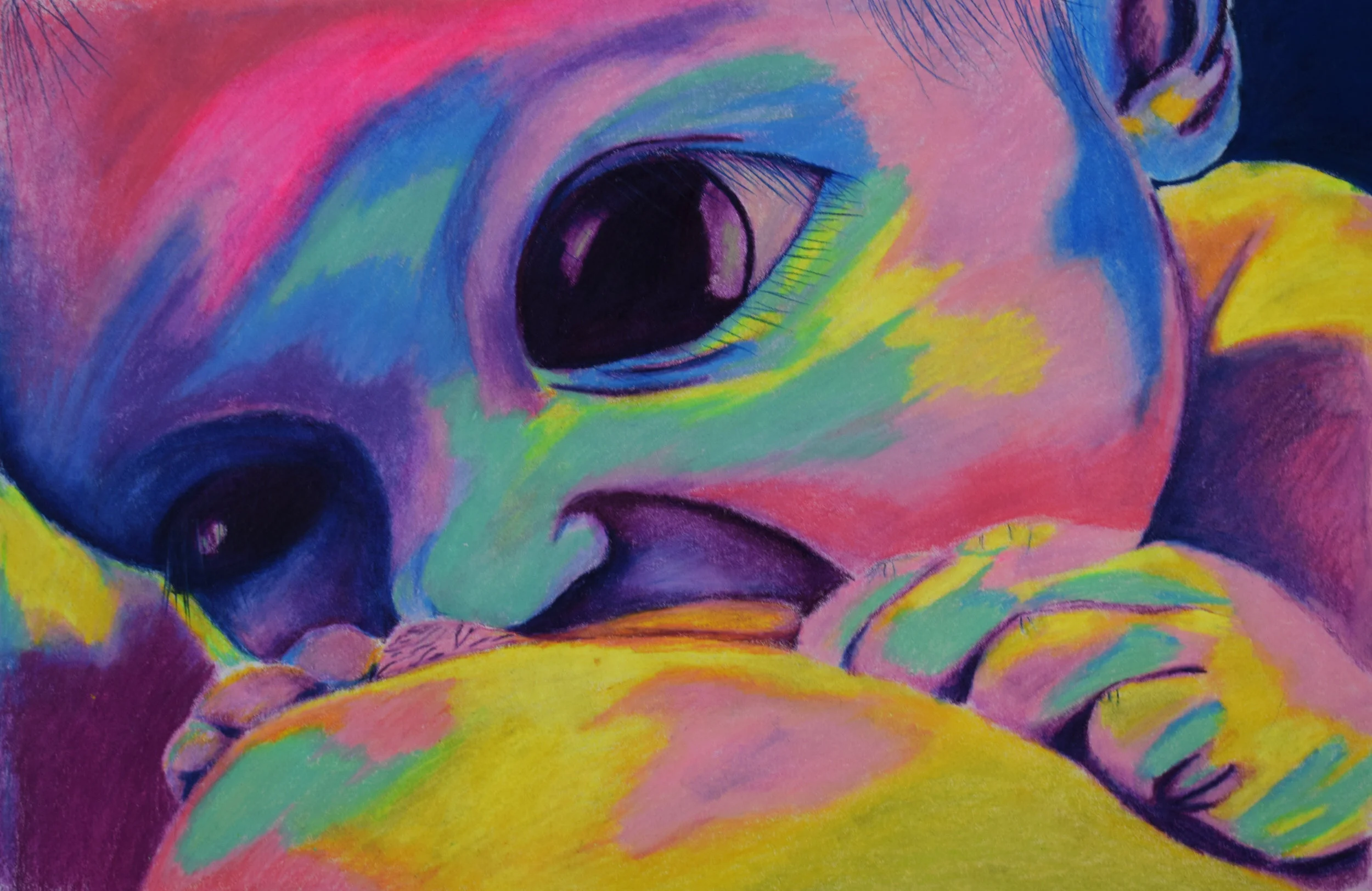   Day 133,&nbsp; Prismacolor pencil 