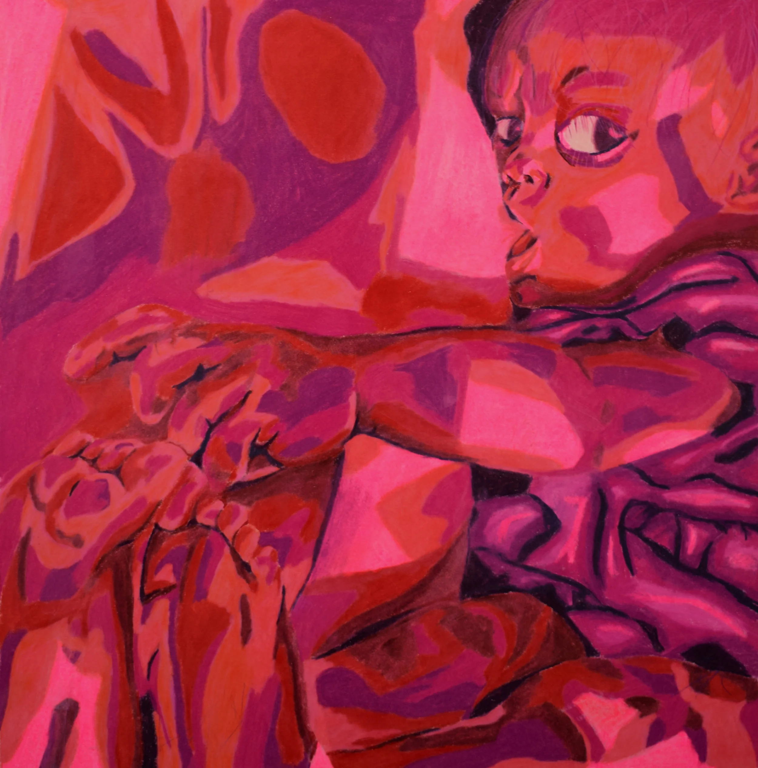   Day 536 , Prismacolor pencil 