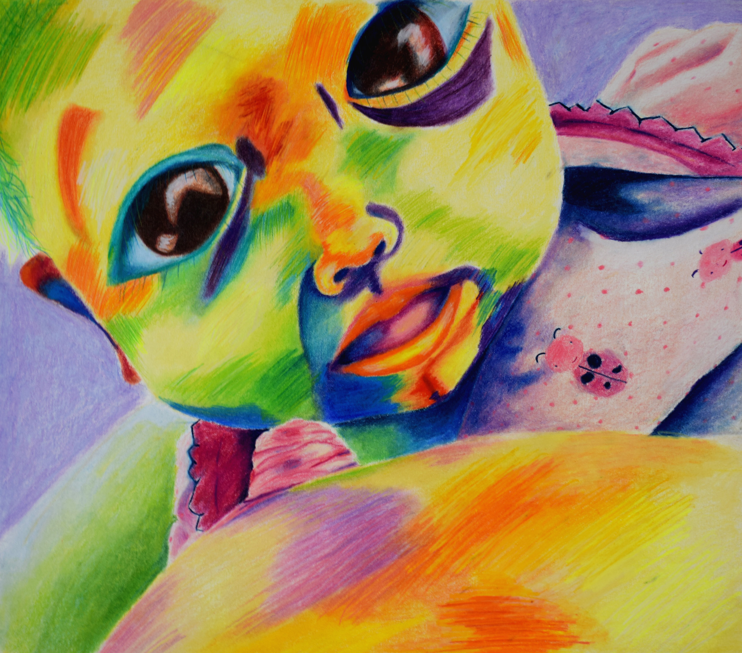   Day 131,&nbsp; Prismacolor pencil 