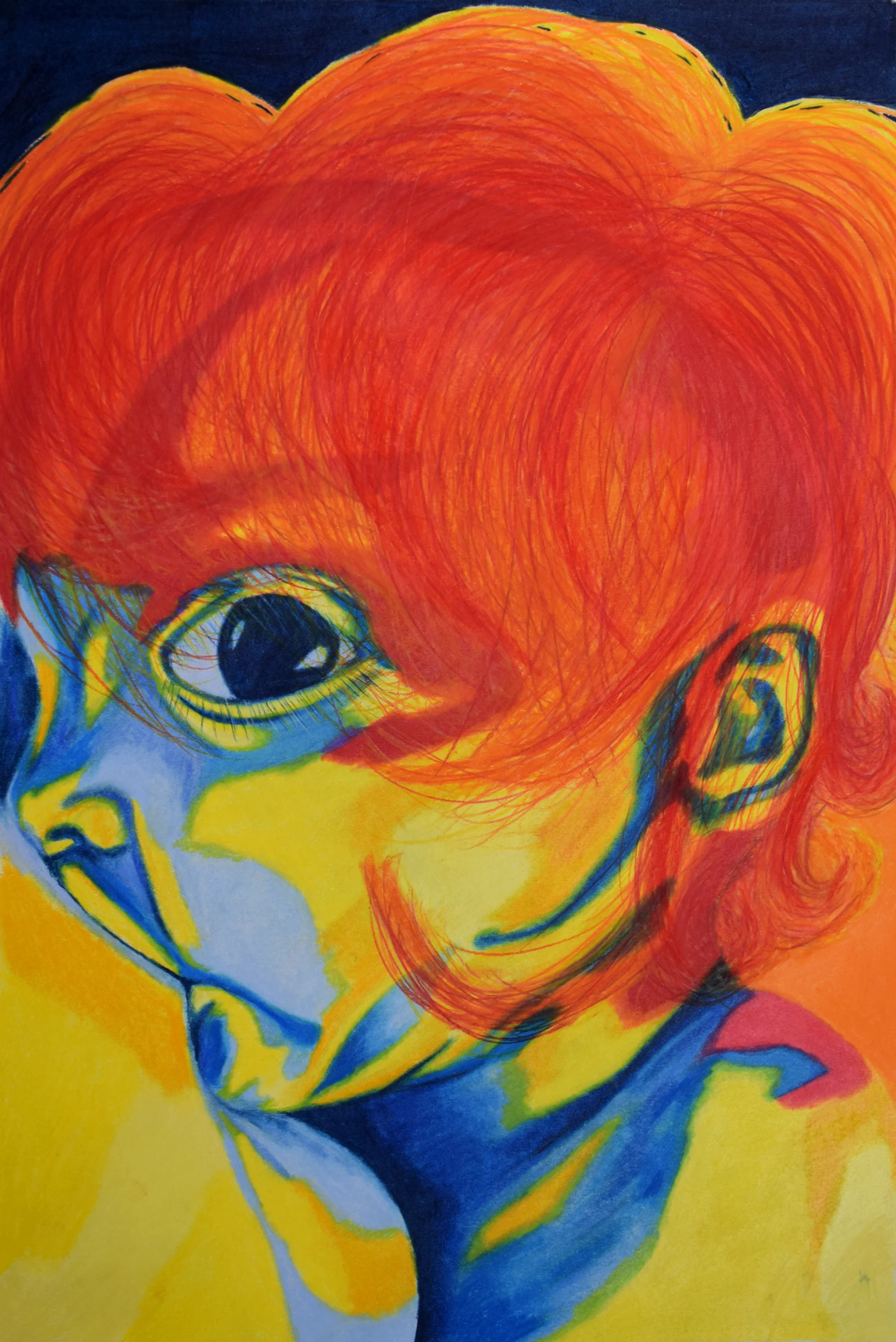   Day 530,&nbsp; Prismacolor pencil 