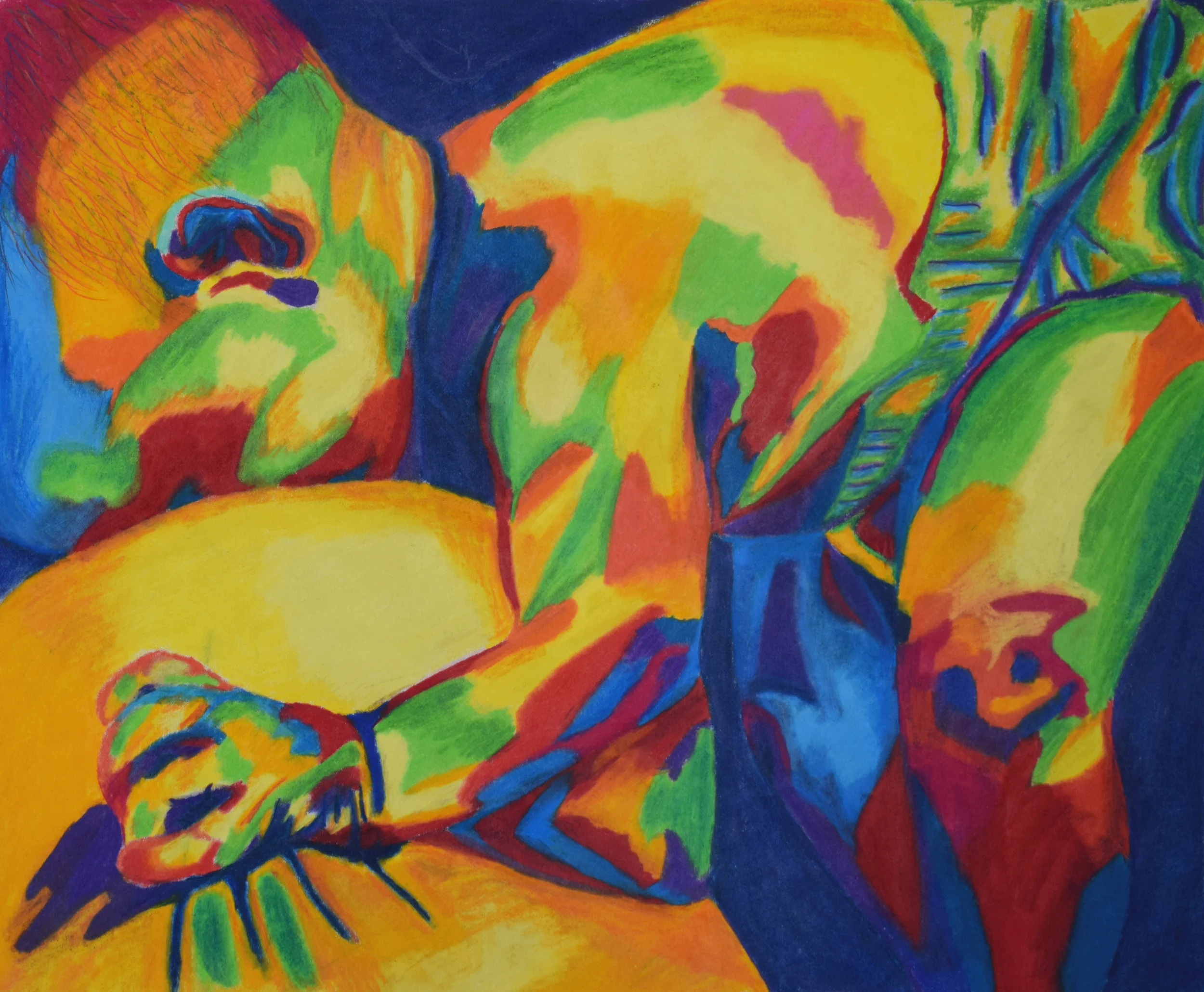   Day 237,&nbsp; Prismacolor pencil 