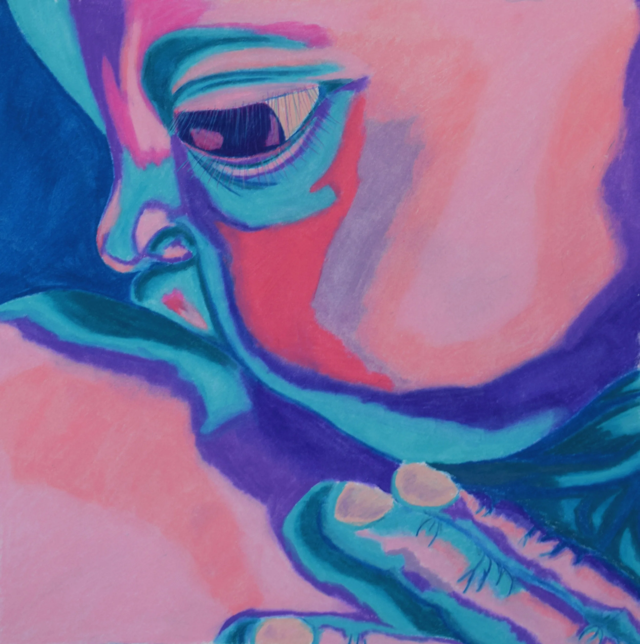   Day 238,&nbsp; Prismacolor Pencil 