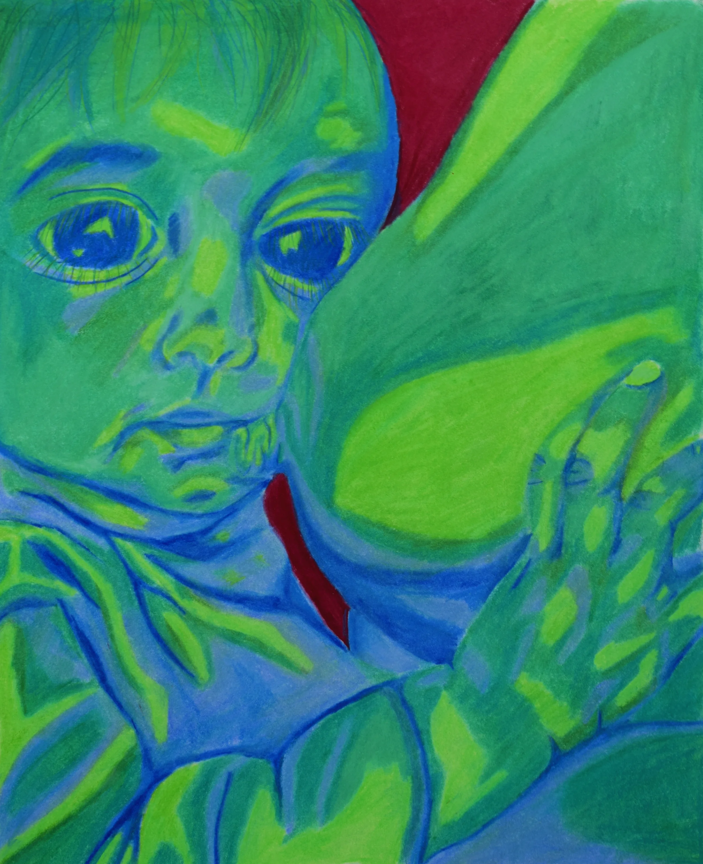   Day 391,&nbsp; Prismacolor Pencil&nbsp; 