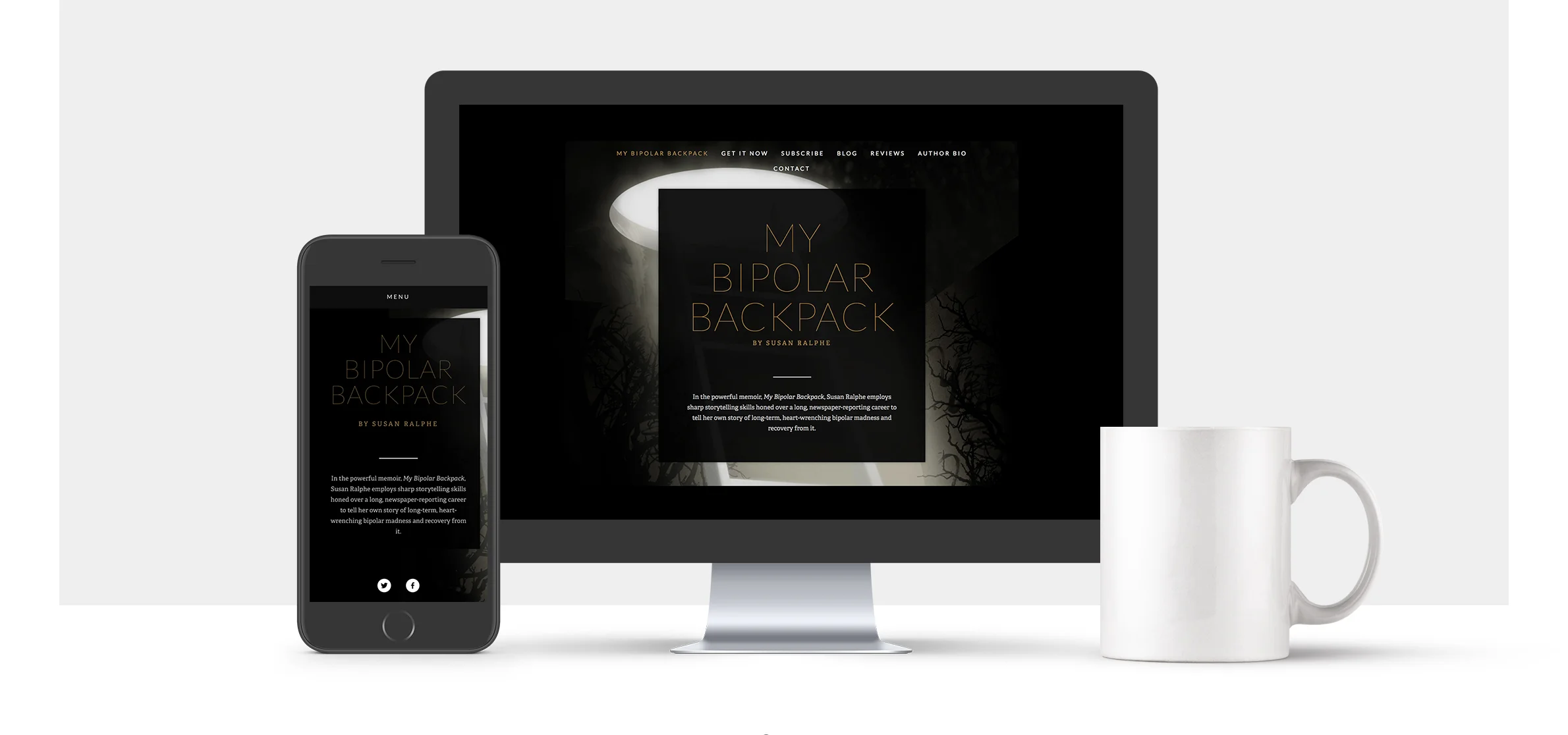 The creation of this website provides a platform for showcasing and promoting the memoir titled "My Bipolar Backpack" authored by Susan Ralphe.   VISIT SITE  