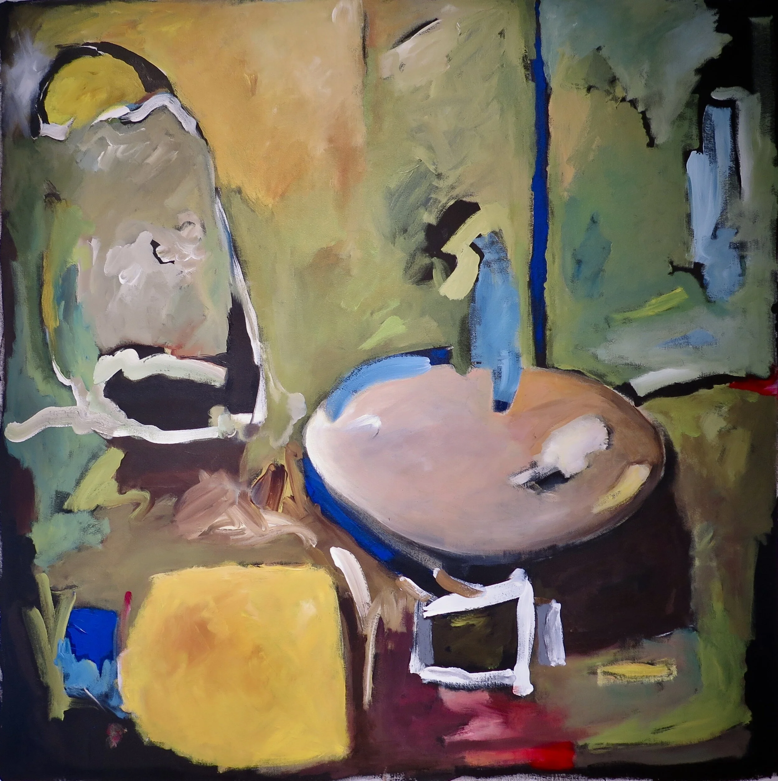 Senyor Parellada  - Acrylic on canvas  